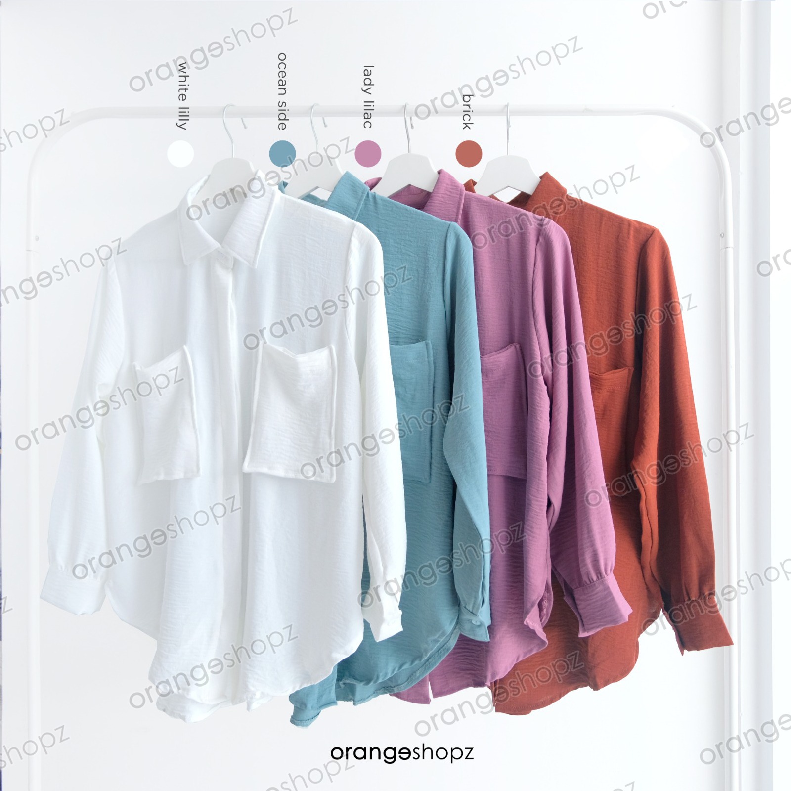 Atasan Kemeja Wanita Airflow Aliana Shirt
