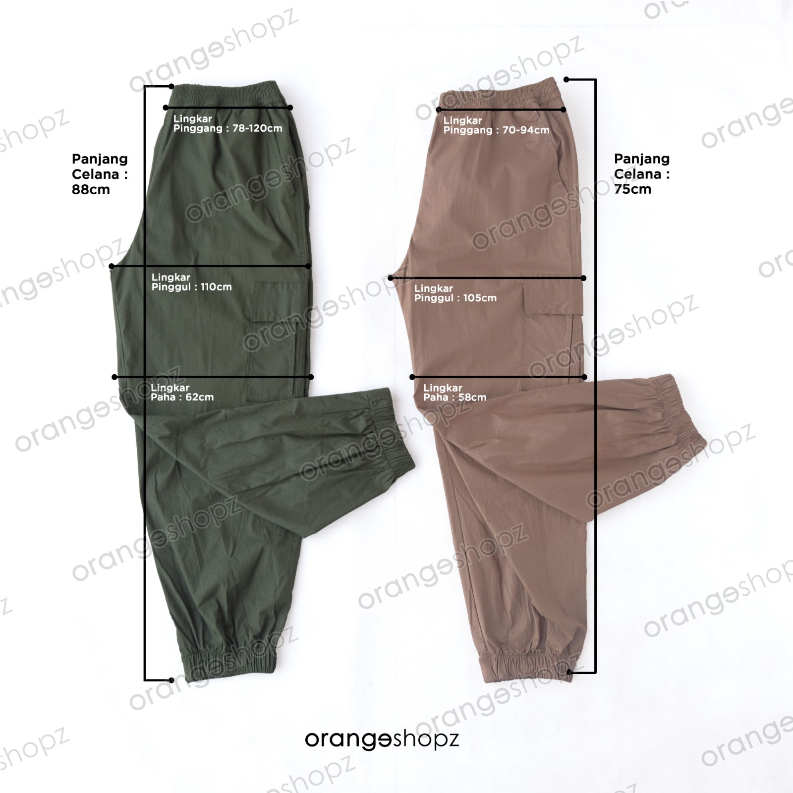 Celana Panjang Cargo Wanita Kalyn Cargo Pocket Pants