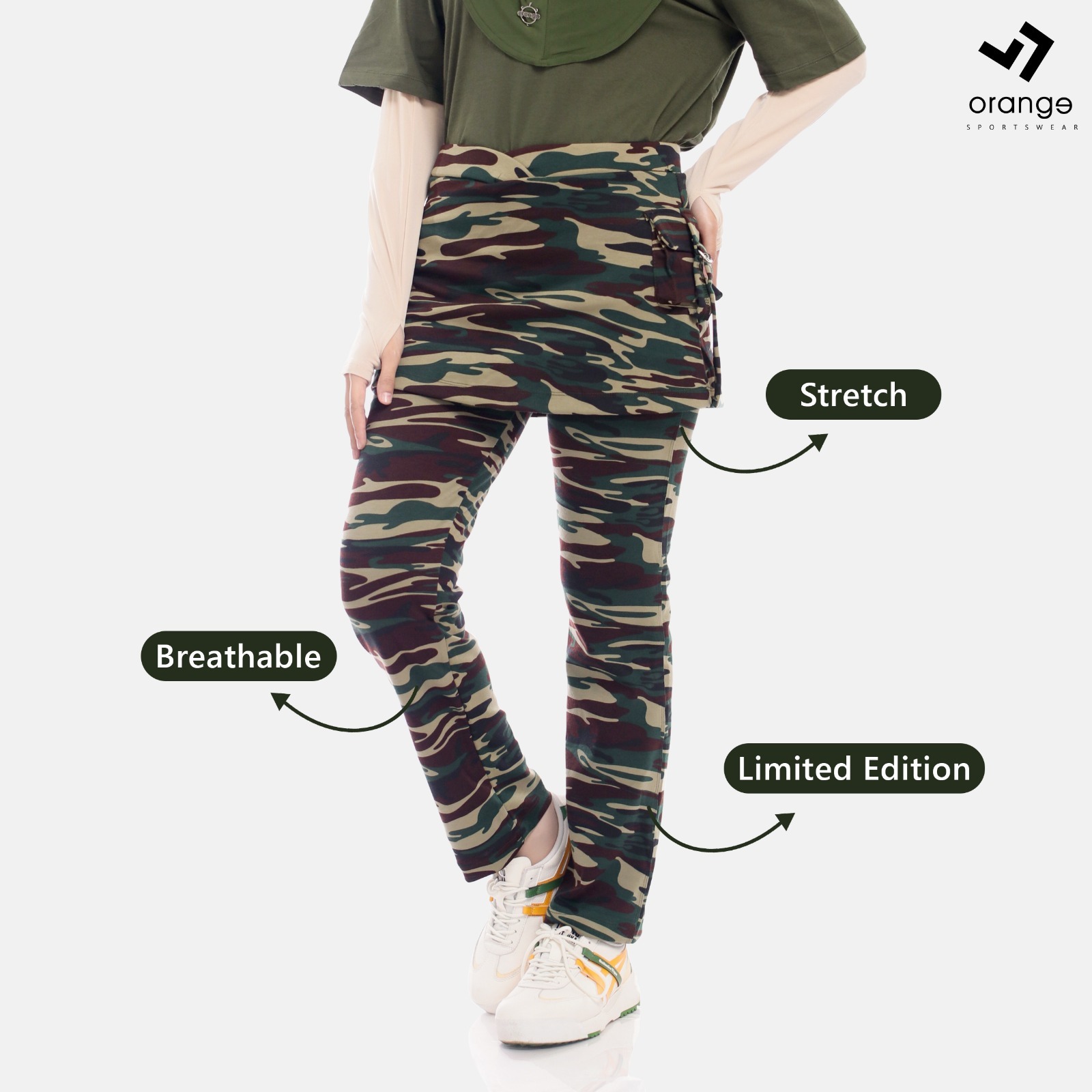 Celana Senam Rok Legging Olahraga Wanita Lxia Legging Skirt