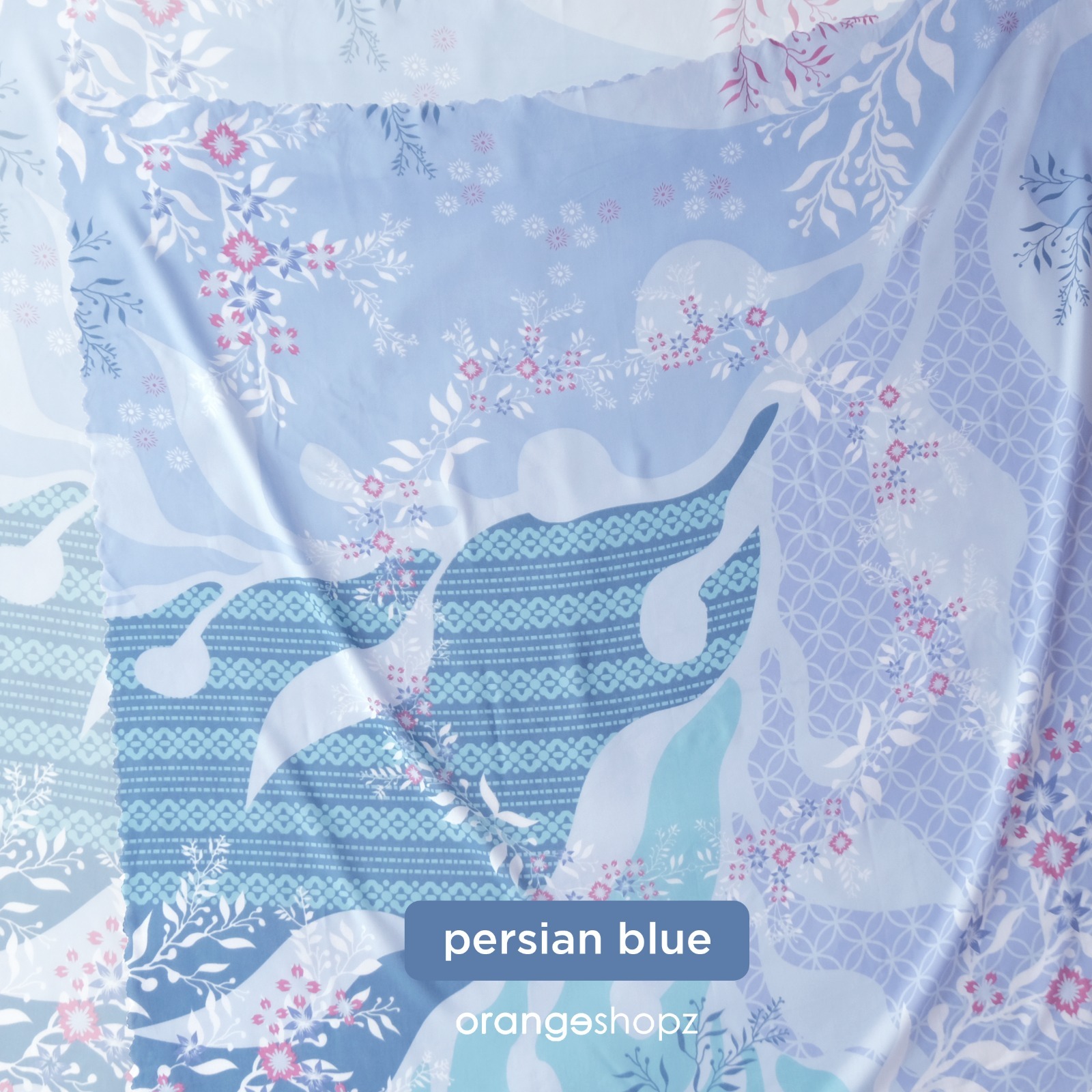 Hijab Segiempat Motif Nirwana Ethnic Scarf