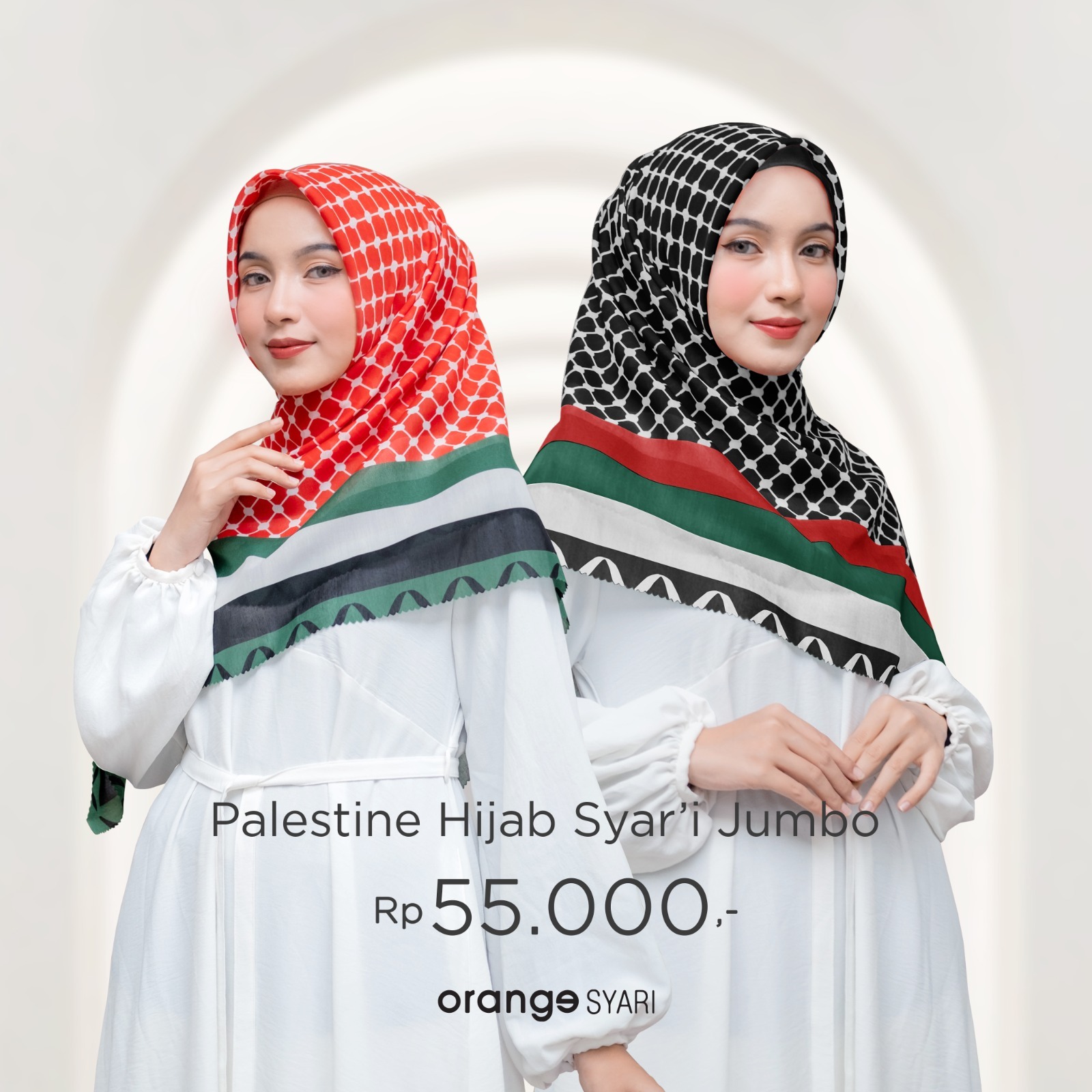 Hijab Segiempat Motif Jumbo Ethnic Scarf 130x130