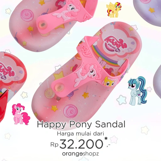 Image of Sandal Jepit Anak Perempuan My Little Pony