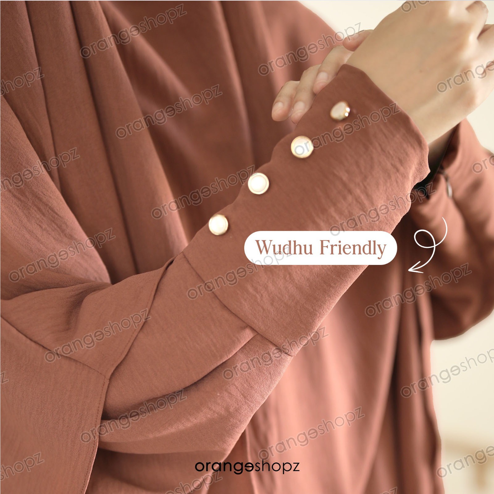 Haifa Abaya Set French Khimar Gamis Haji dan Umroh