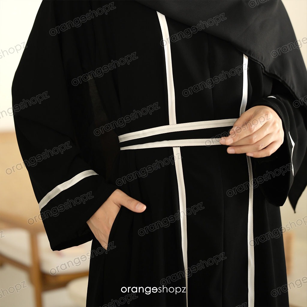 Aisha Abaya Gamis List Syari Haji dan Umroh