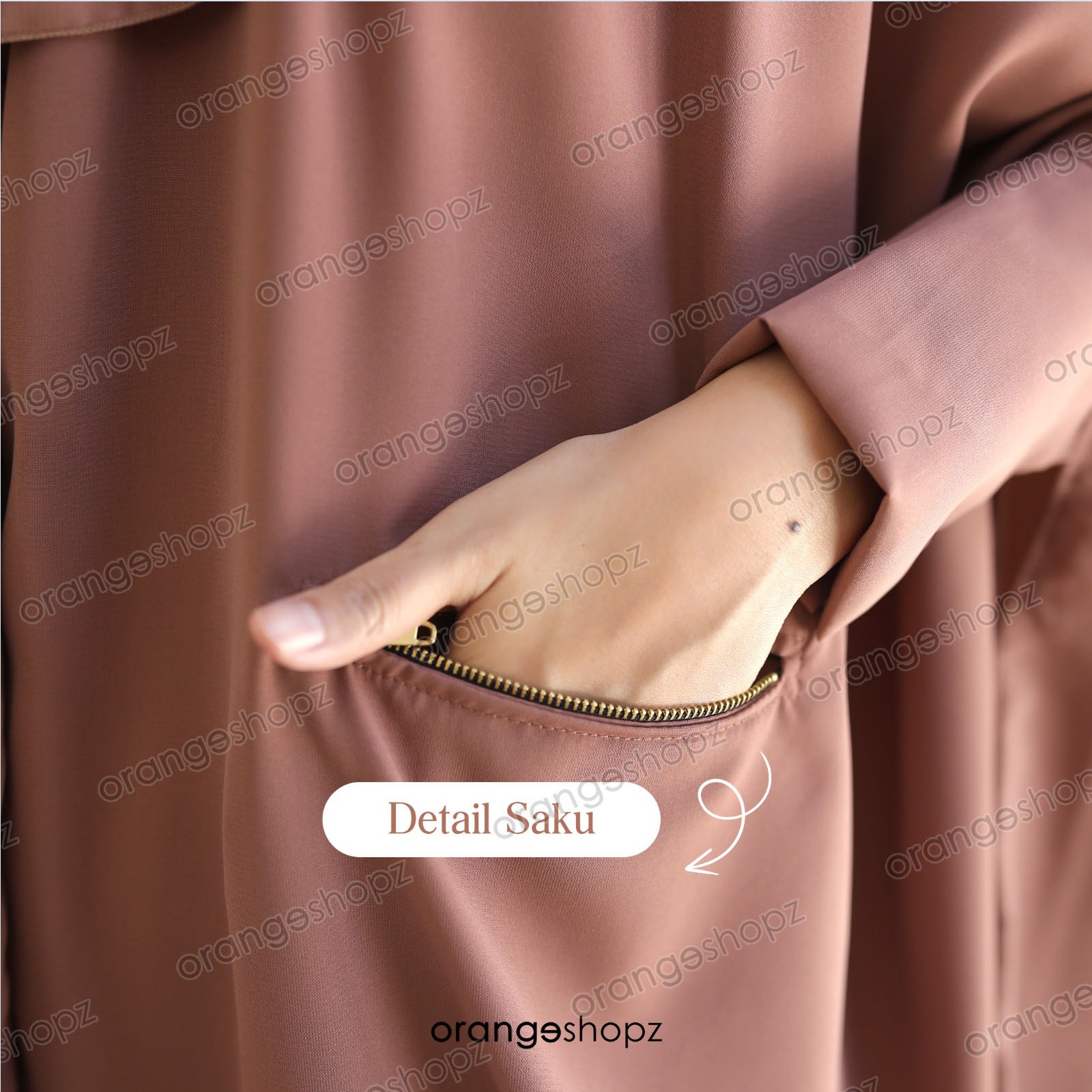 Halima Abaya Dress Ruffle Gamis Haji dan Umroh