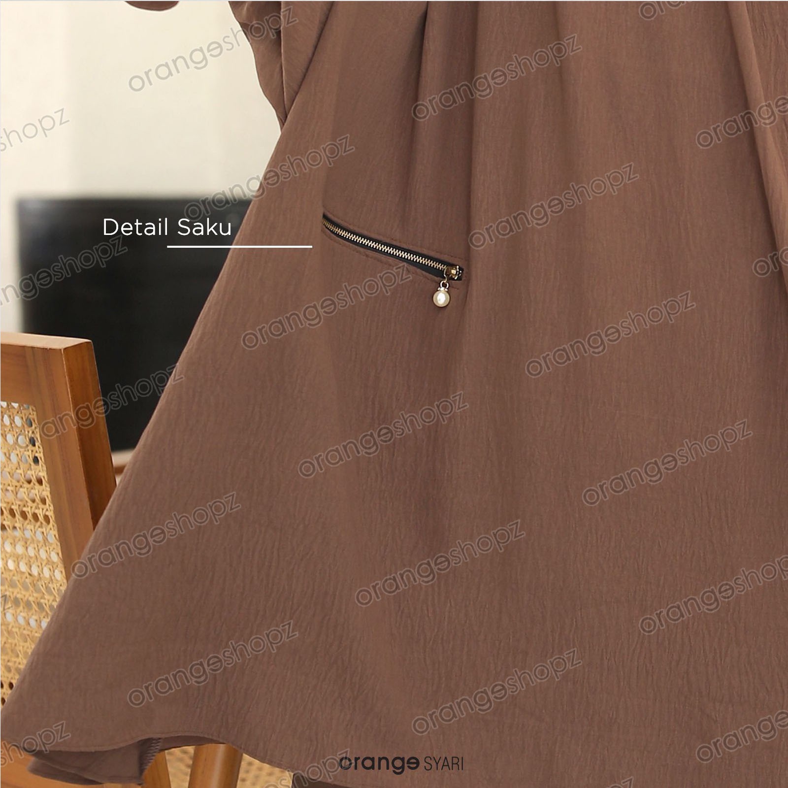 Hafsha Abaya Set Syari Haji dan Umroh