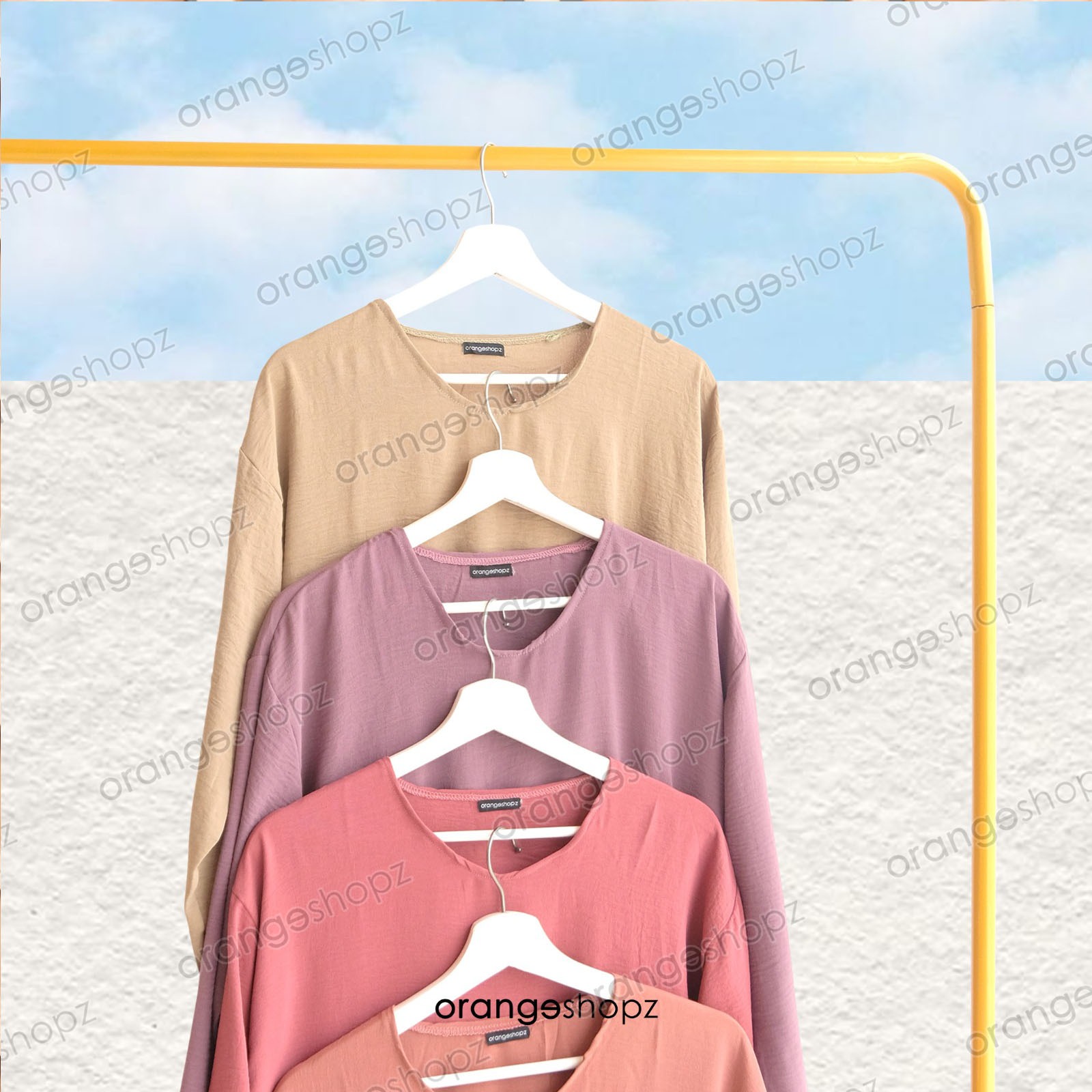Atasan Wanita Airflow Alesha Basic Blouse by Orangeshopz