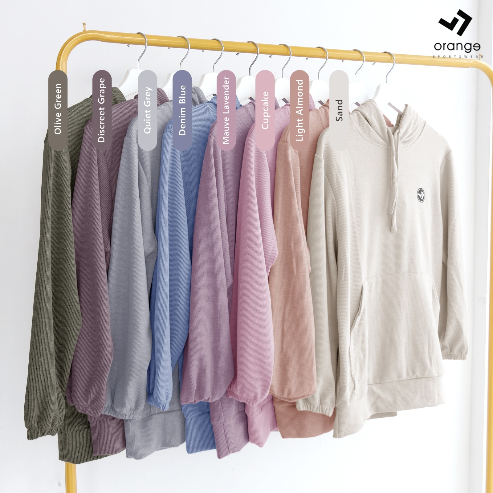 One Set Hoodie Knit Olahraga Wanita Vortex Training Set