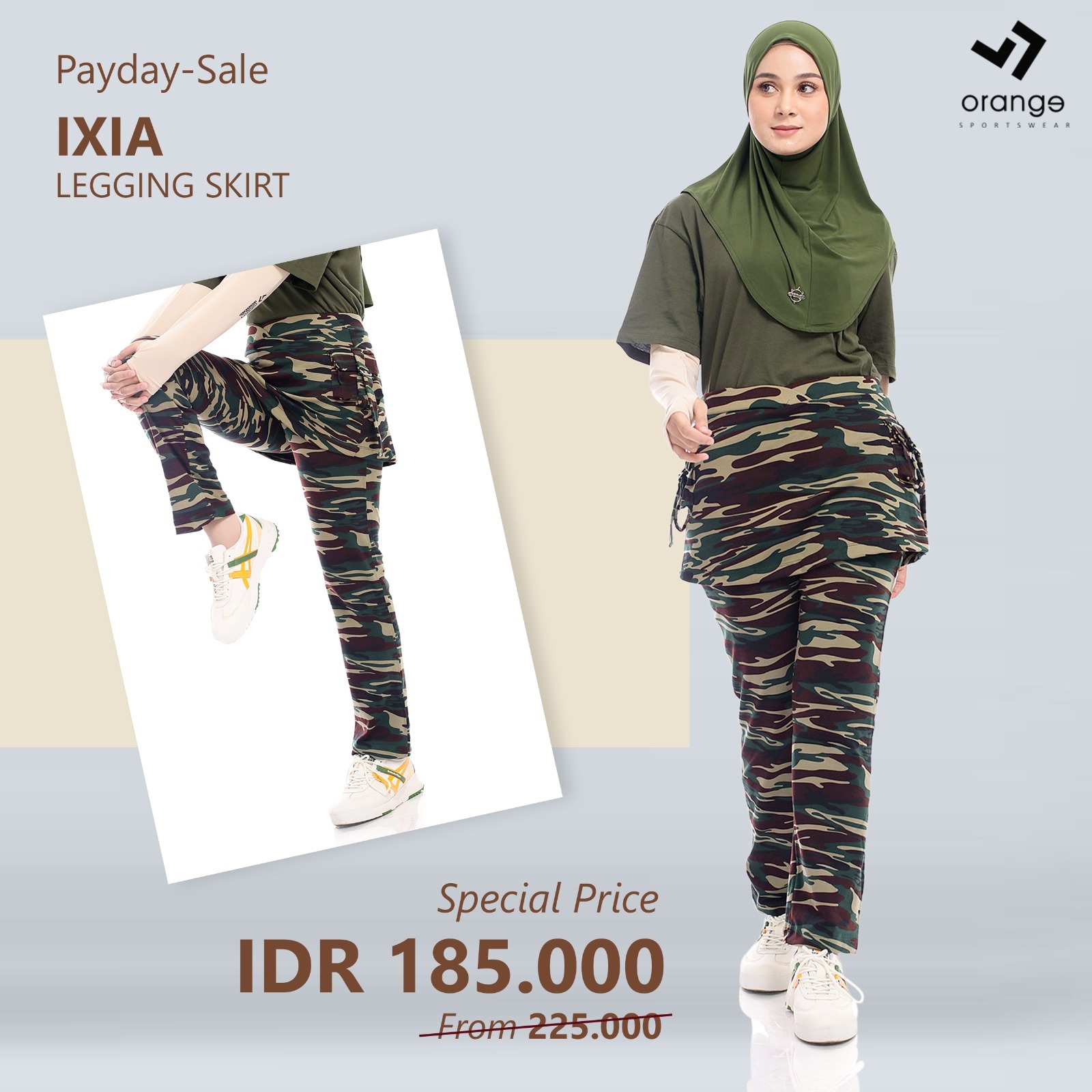 Celana Senam Rok Legging Olahraga Wanita Lxia Legging Skirt