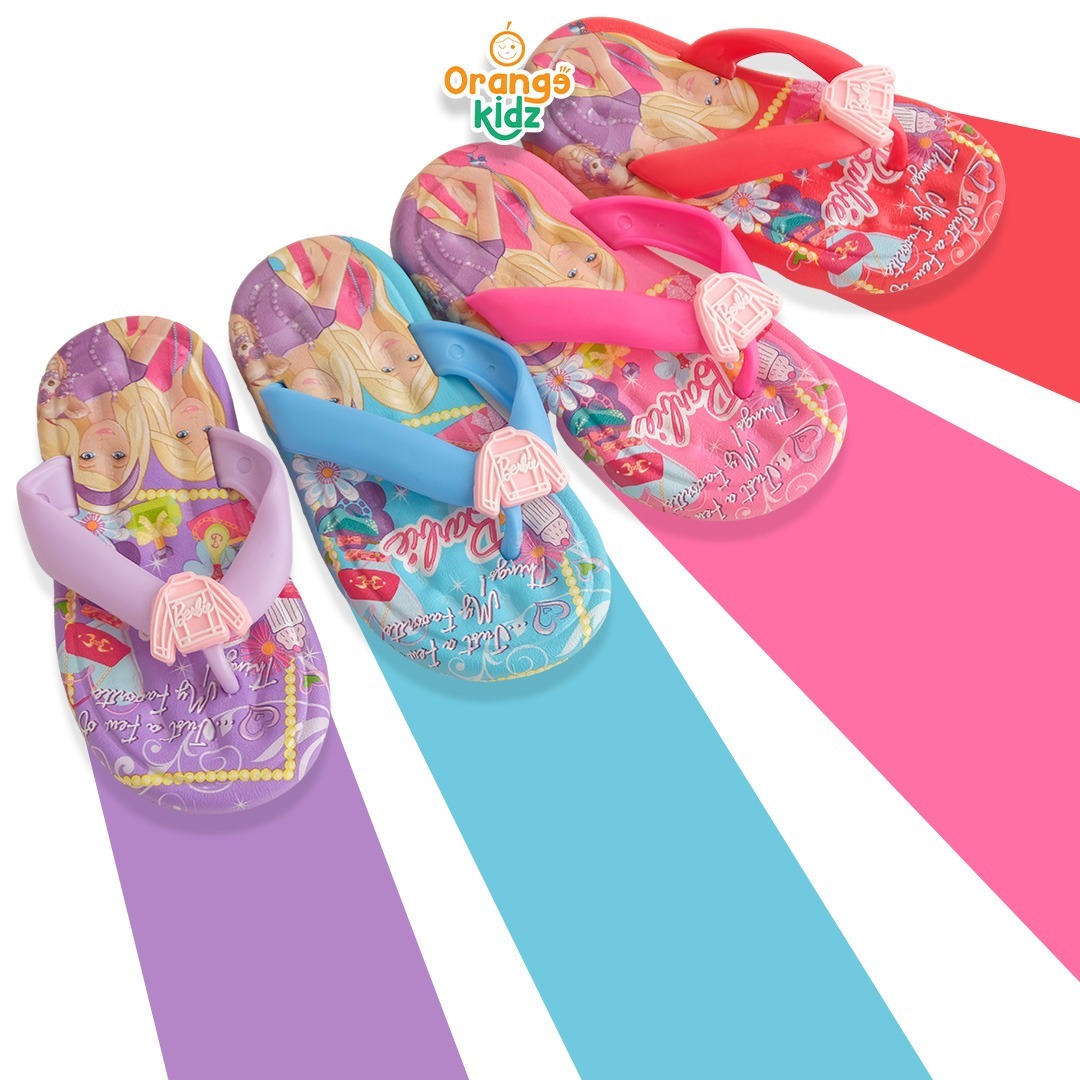 Sendal Anak Perempuan Motif Barbie Glow Sandals