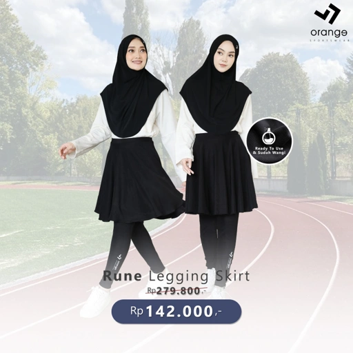 Image of Legging Rok Olahraga Wanita Rune Skirt