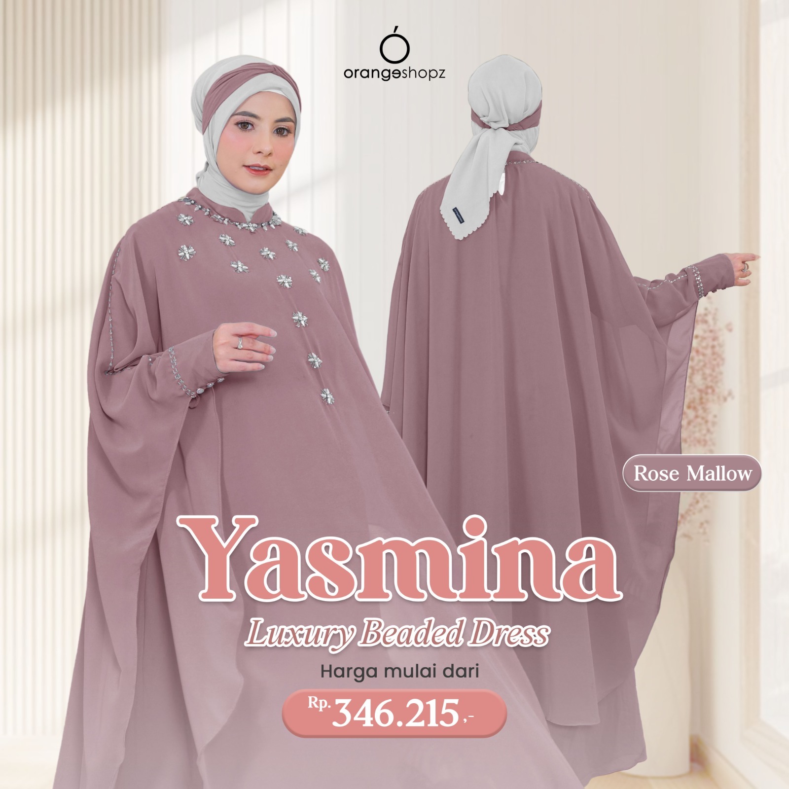 Gamis Kaftan Yasmina Luxury Beaded Dress