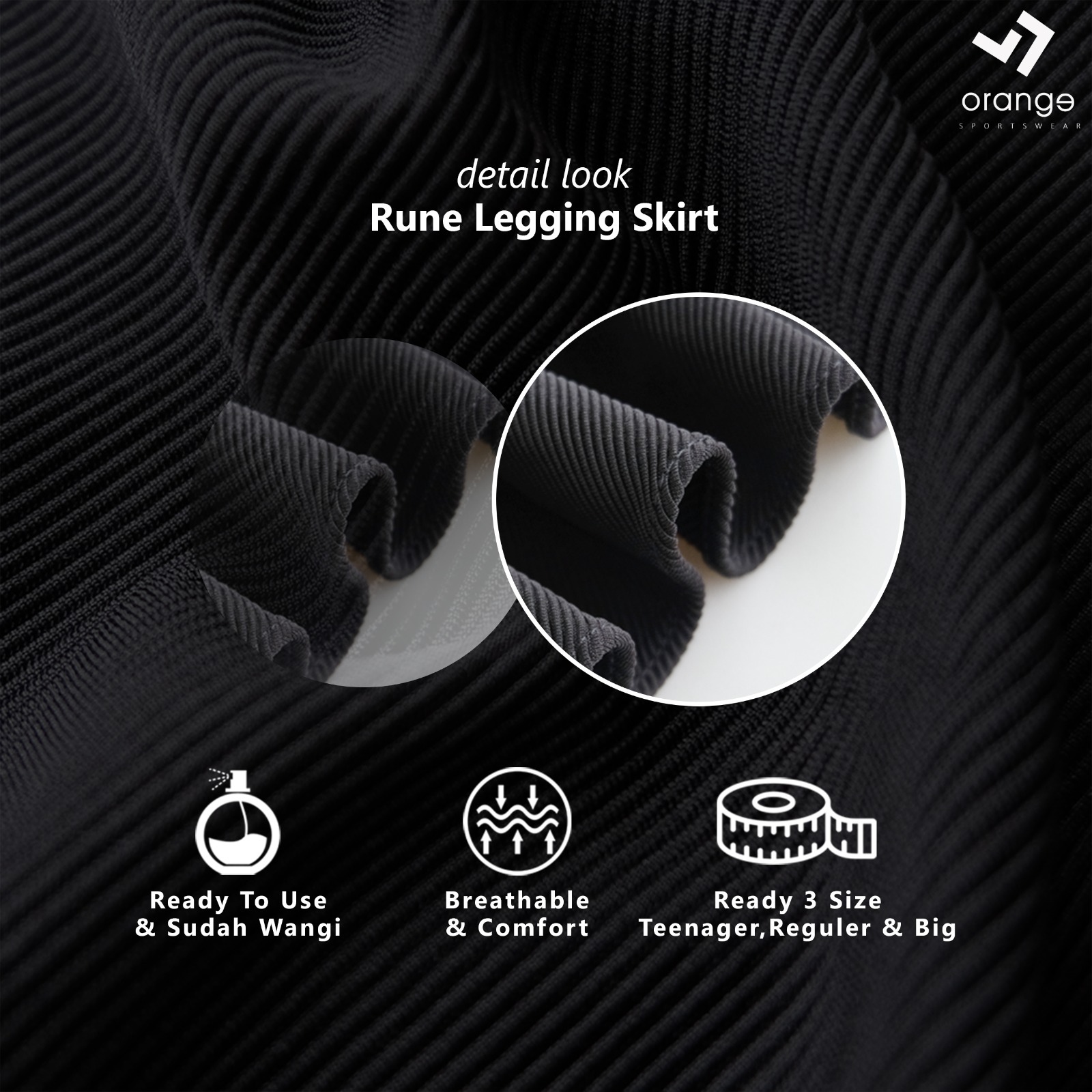 Legging Rok Olahraga Wanita Rune Skirt