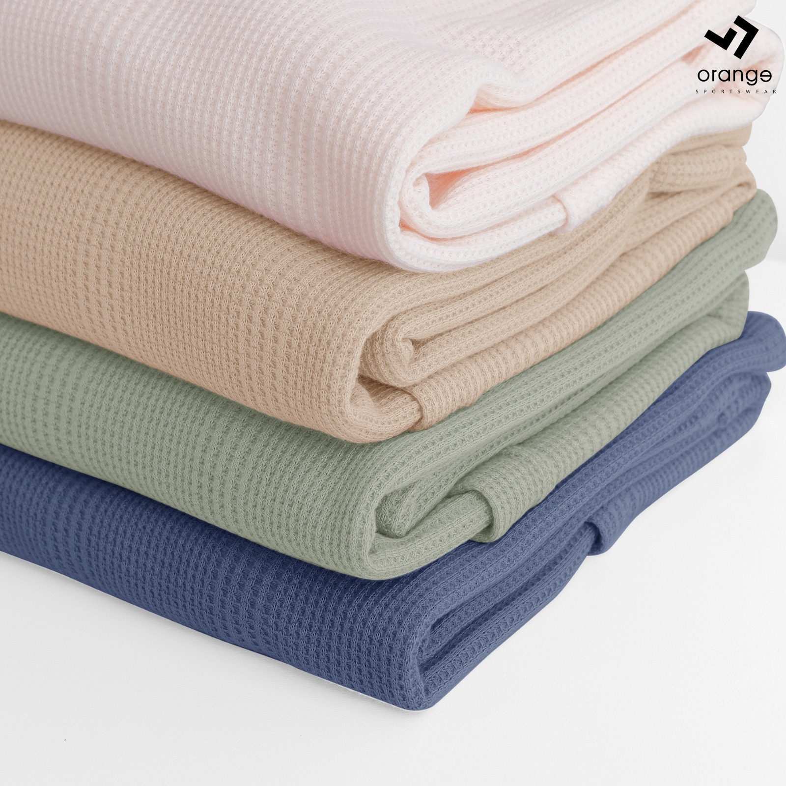 Atasan Olahraga Lengan Panjang Audrey Longslevve Waffle Tshirt