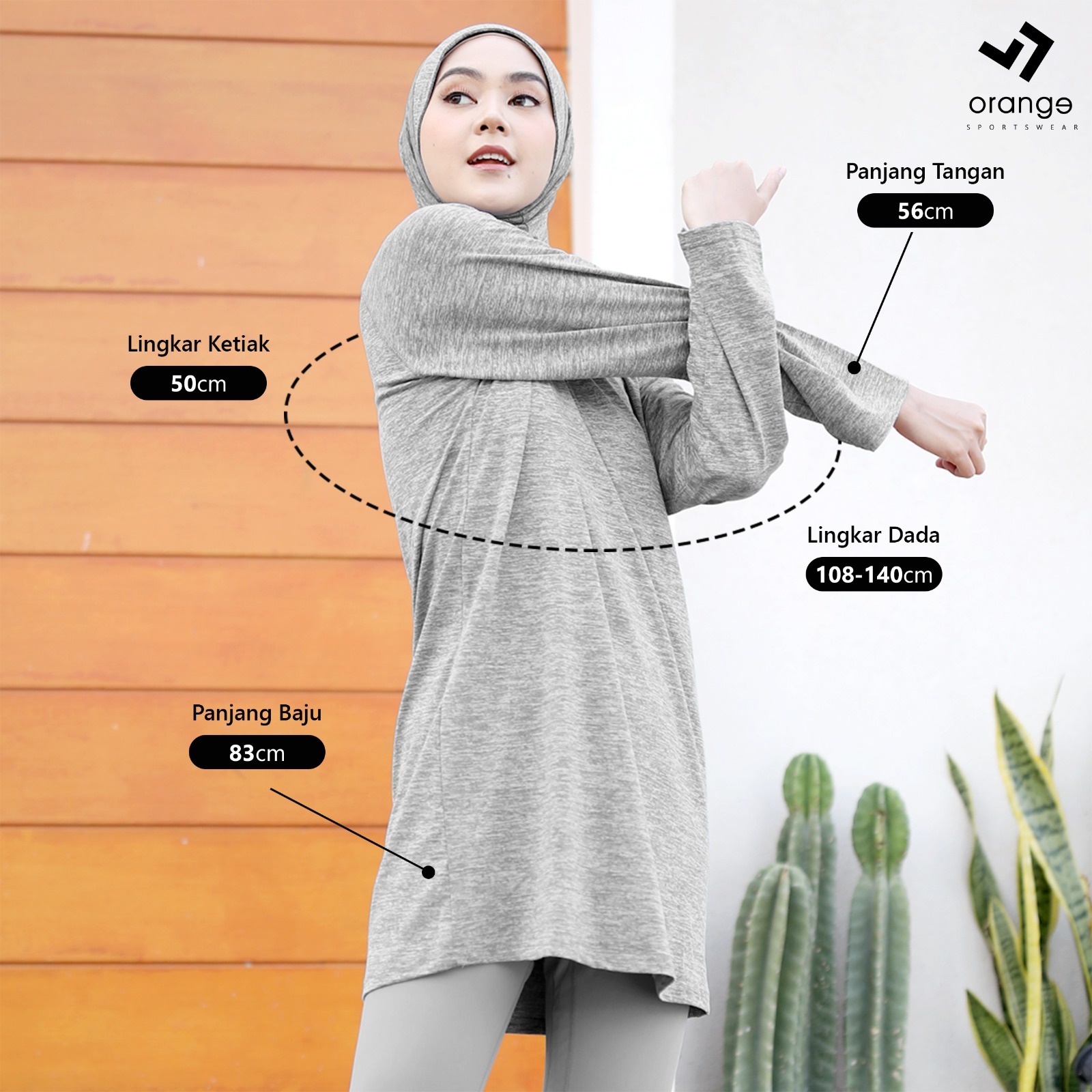 Tunik Hijab Set Olahraga Neeta Sporty