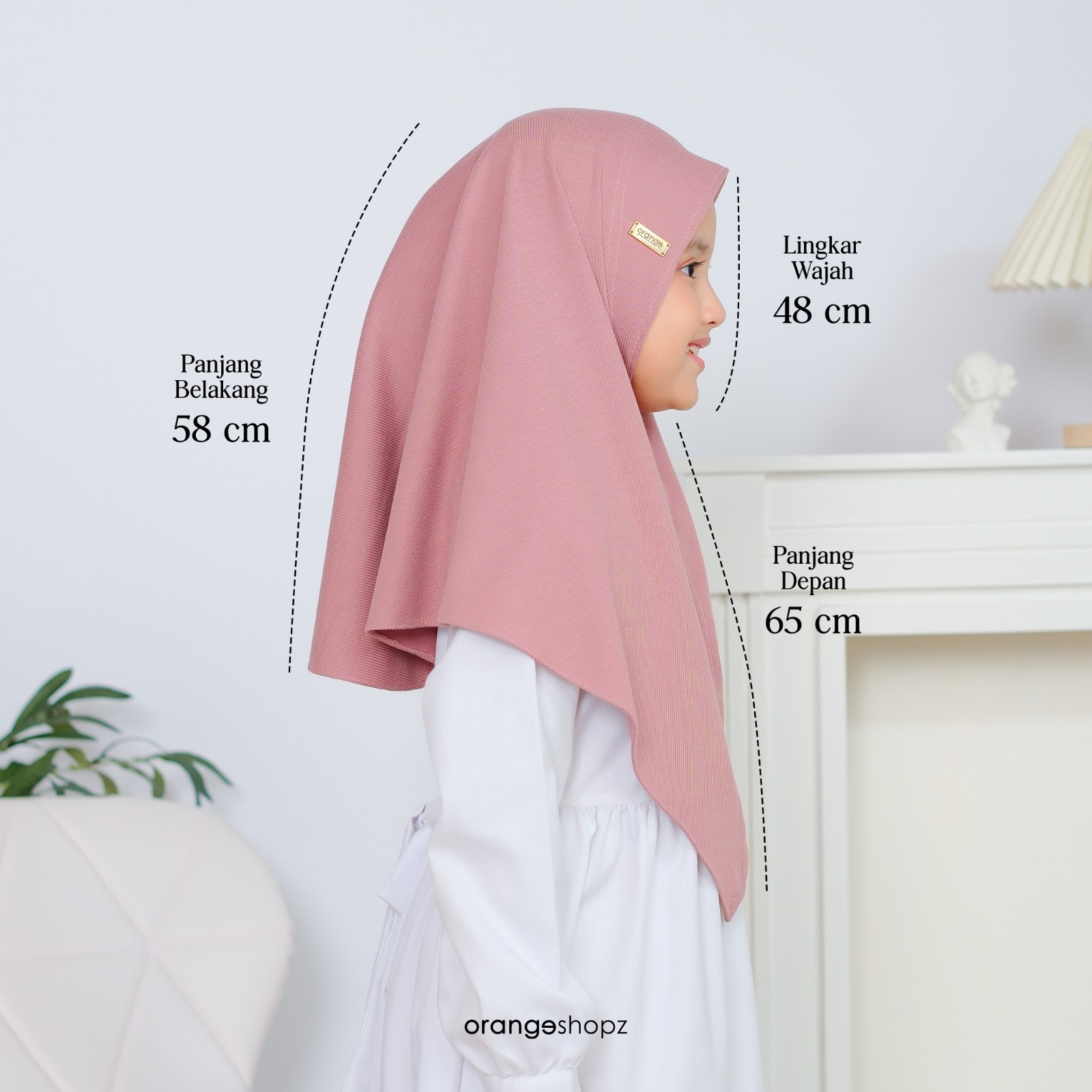 Hijab Instan Bergo Knit Anak Leya Dailywear