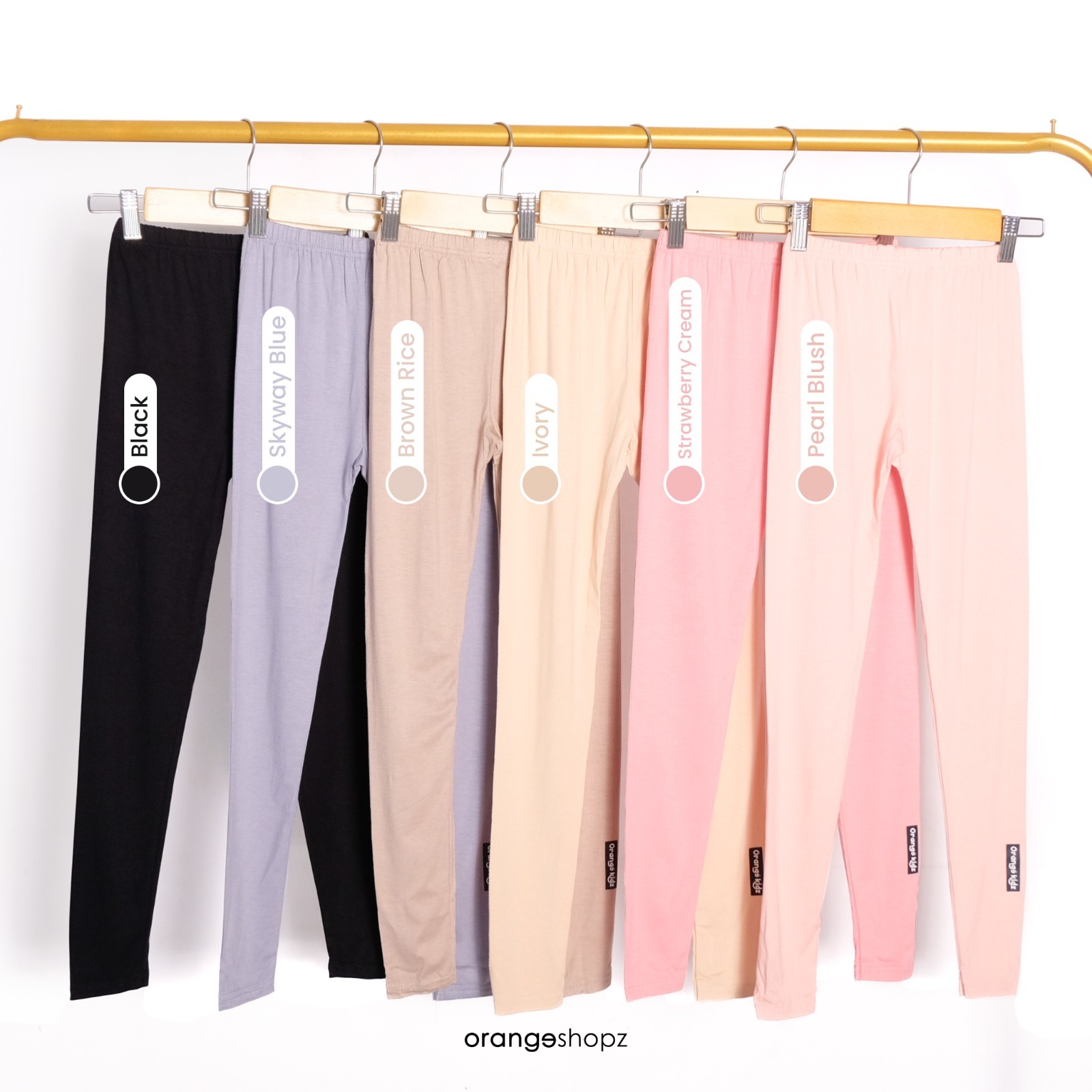 Legging Polos Anak / Legging Anak Basic Katun Rayon Spandex