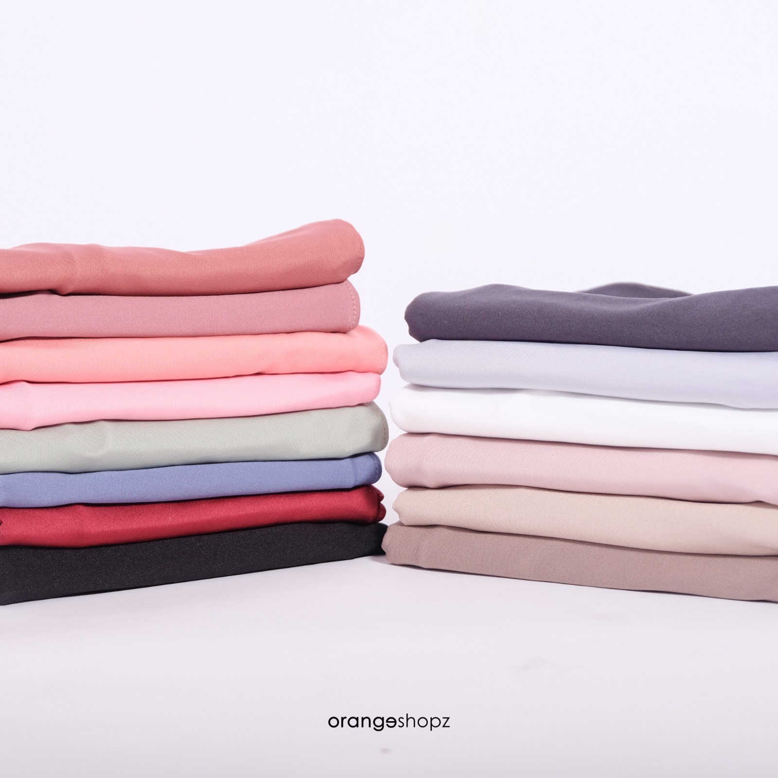 Hijab Pashmina Instan Alma Meleyot Oval Inner Bando Jersey Premium 
