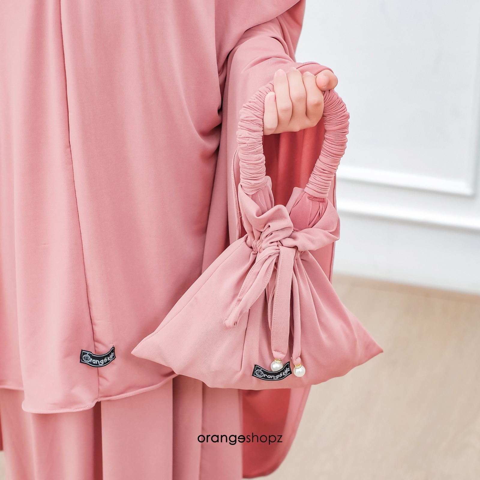 Mukena Shanum 2in1 Prayer Set - Mukena Set Multifungsi French Khimar Umroh Haji 