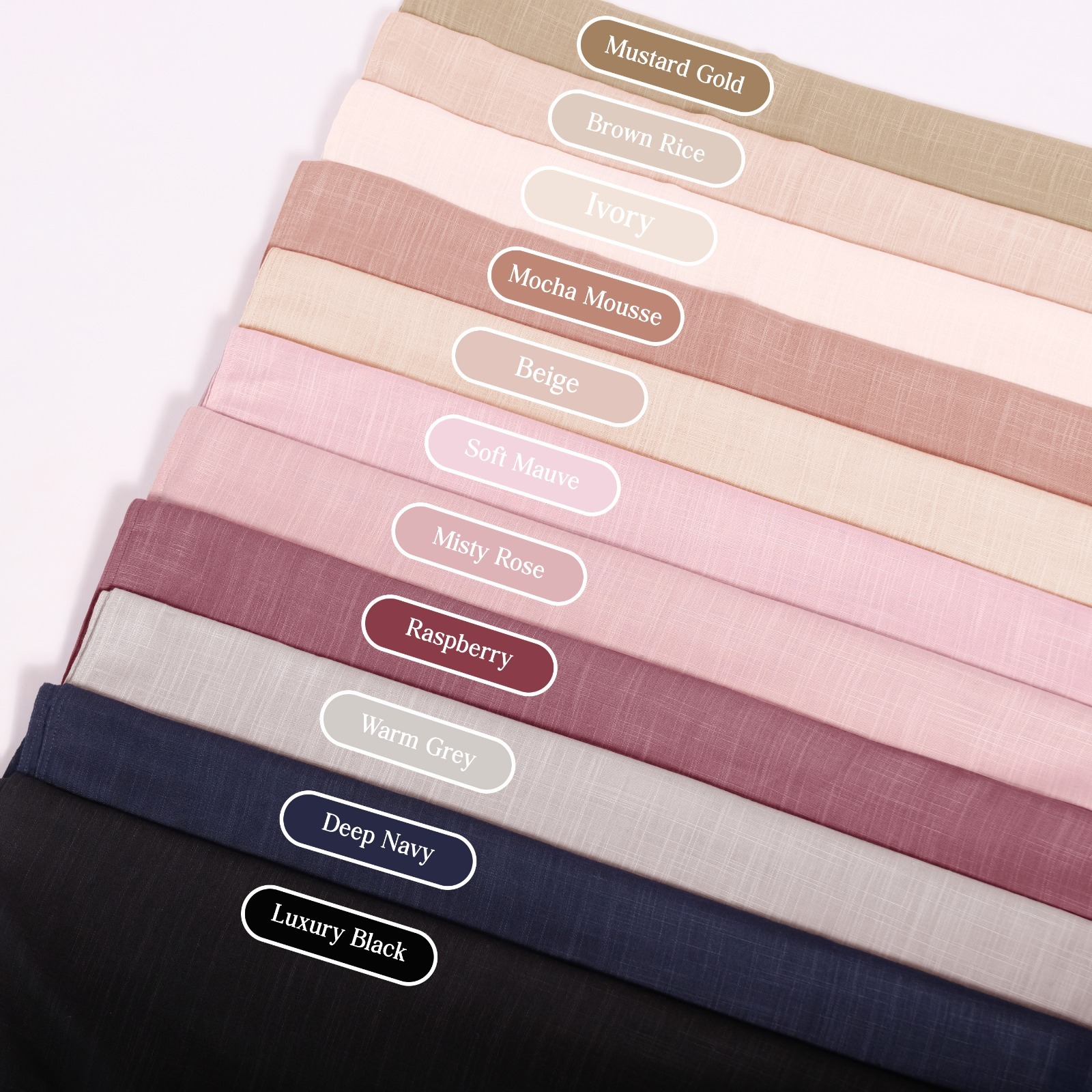 Hijab Segiempat Viscose Linen (Linea Bamboosa Daily Hijab)