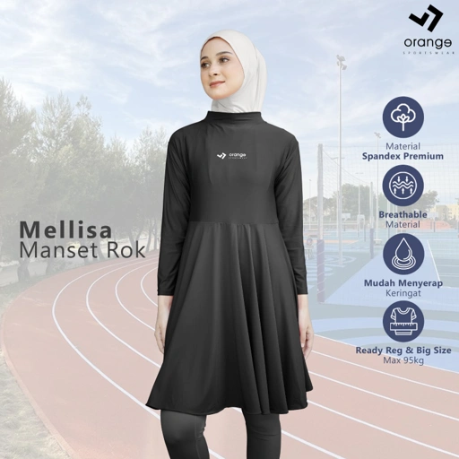 Image of Manset Rok Inner Tunik Olahraga Wanita Mellisa Sporty
