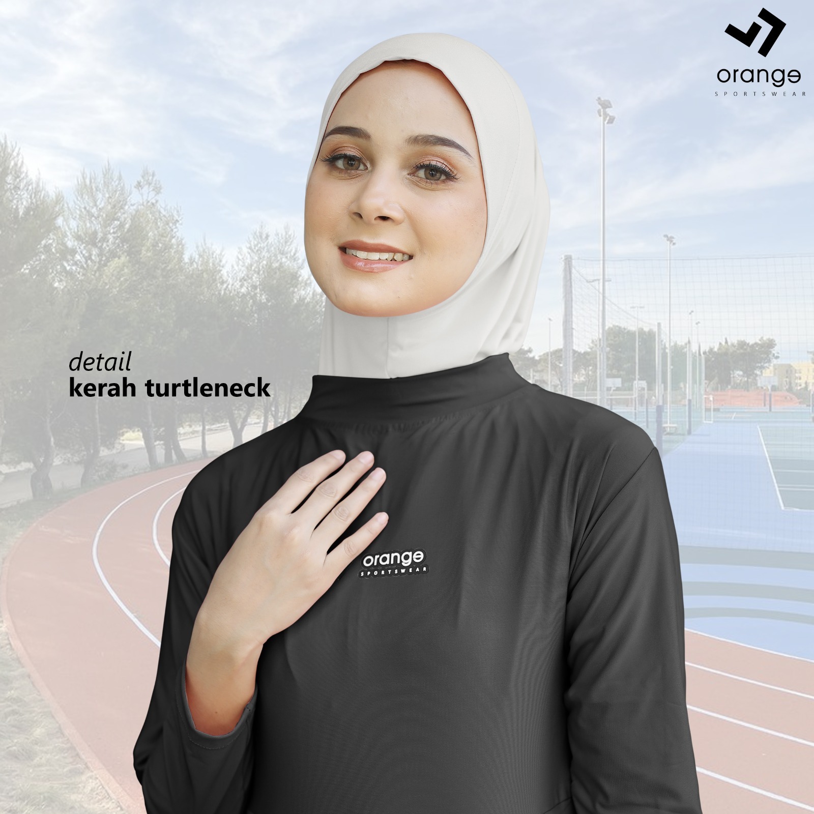 Manset Rok Inner Tunik Olahraga Wanita Mellisa Sporty