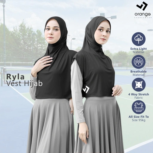 Image of Hijab Rompi Sport Instan Jersey Premium Ryla Vest