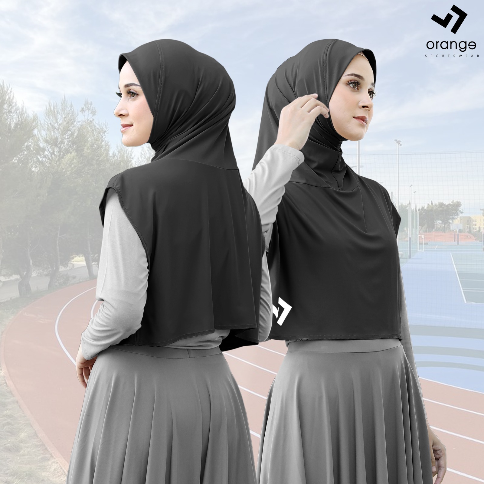 Hijab Rompi Sport Instan Jersey Premium Ryla Vest