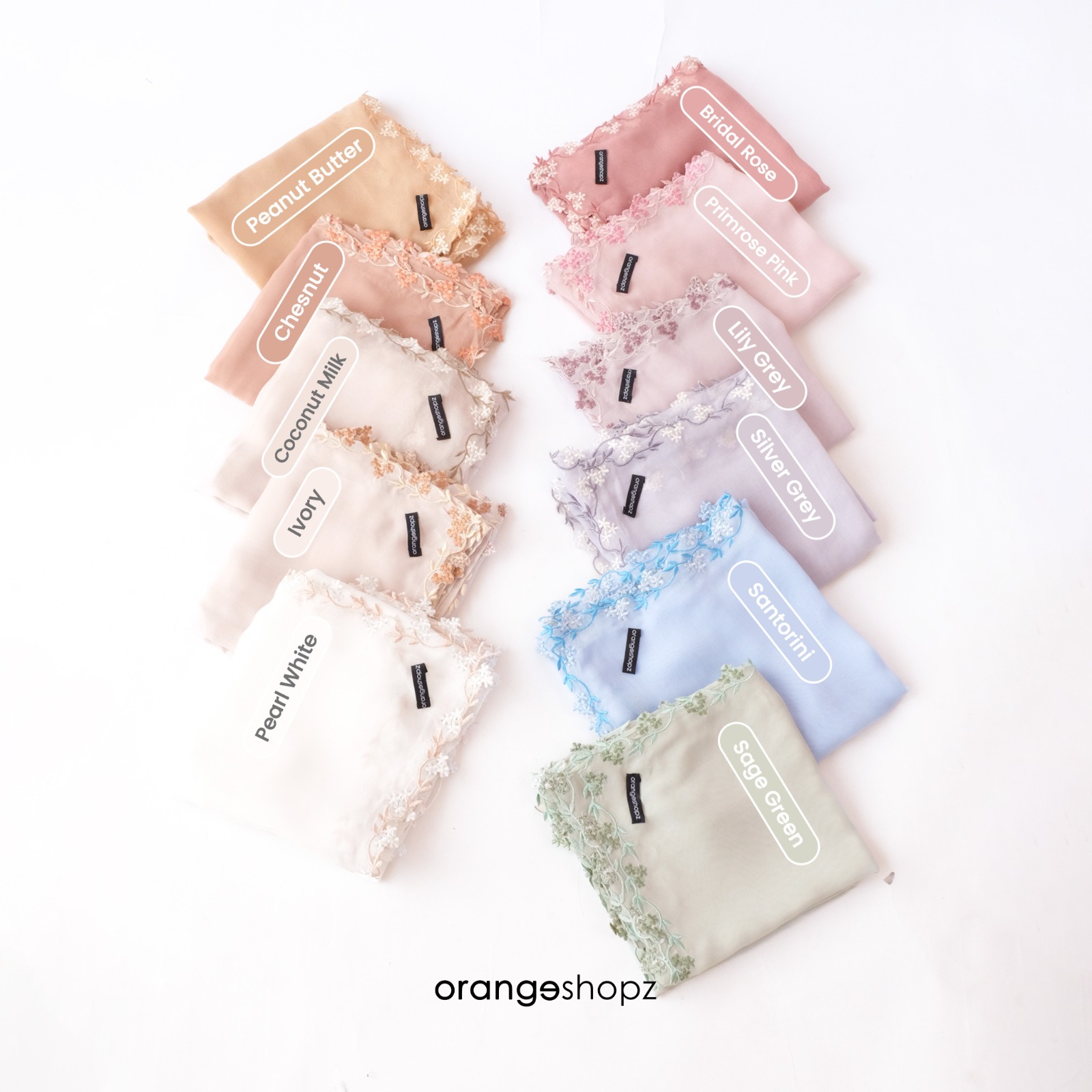 Segiempat Alissa Sulam Series Hijab