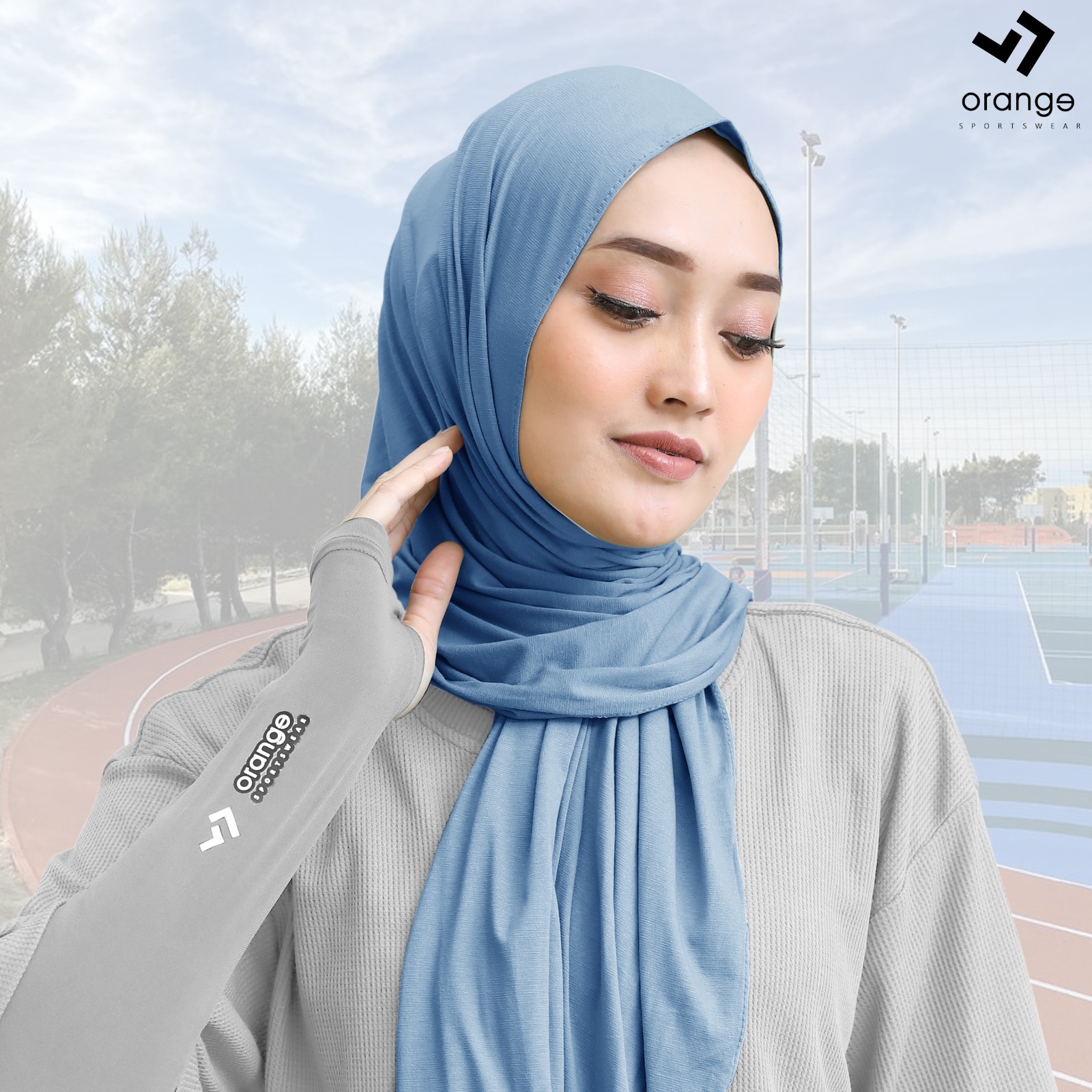 Pashmina Instan Kaos Athena Sporty Shawl