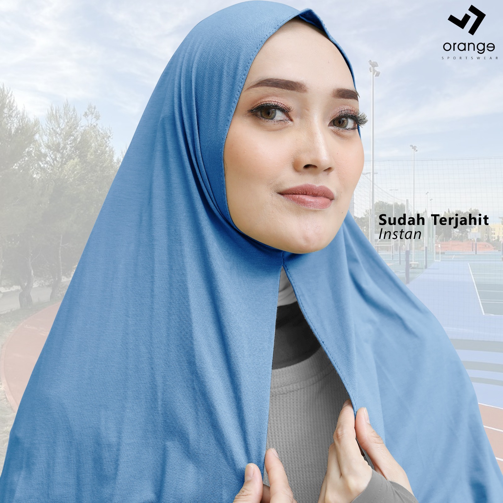 Pashmina Instan Kaos Athena Sporty Shawl