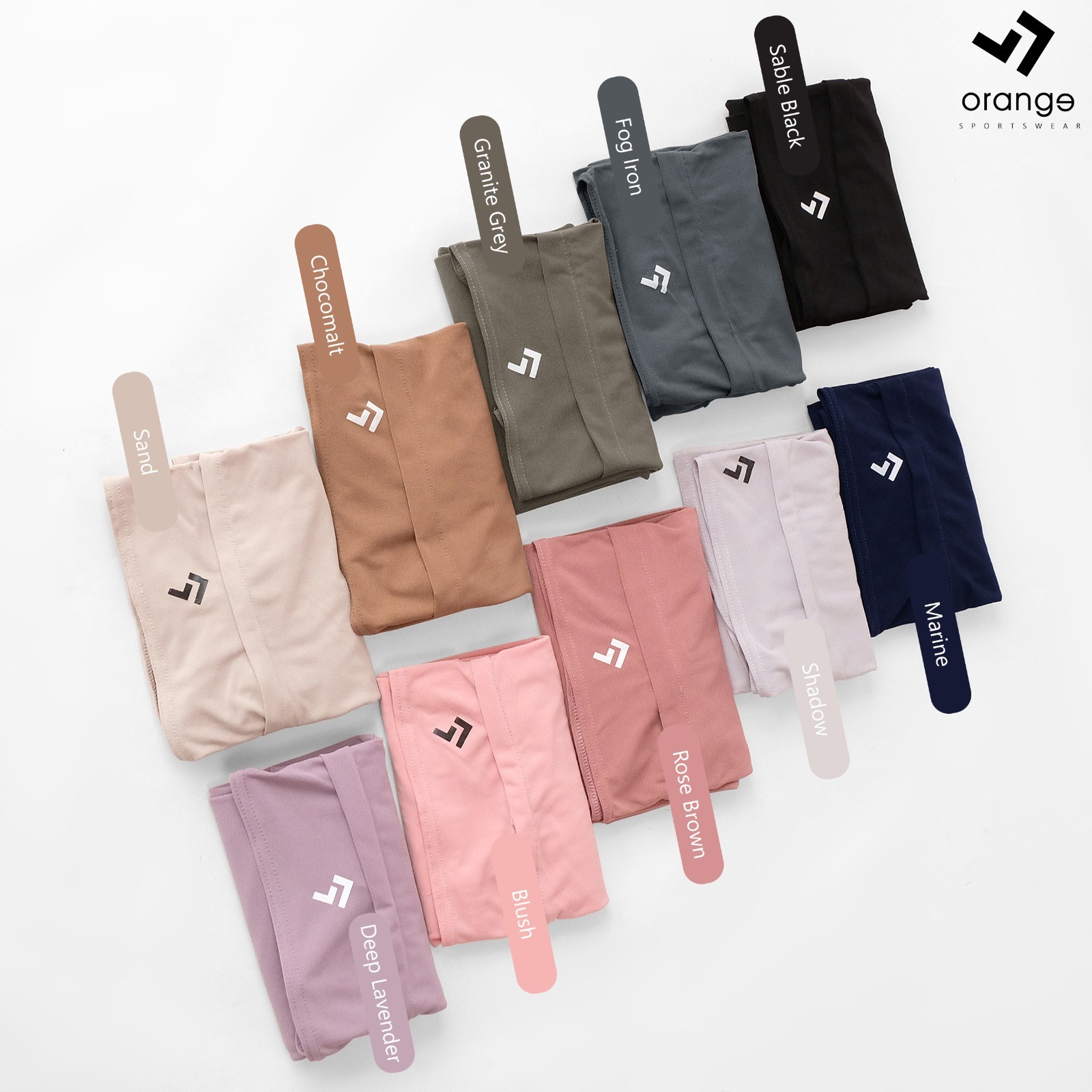 Bergo Sport Lubang Telinga Masker Jersey Premium New Syria Instan Hijab