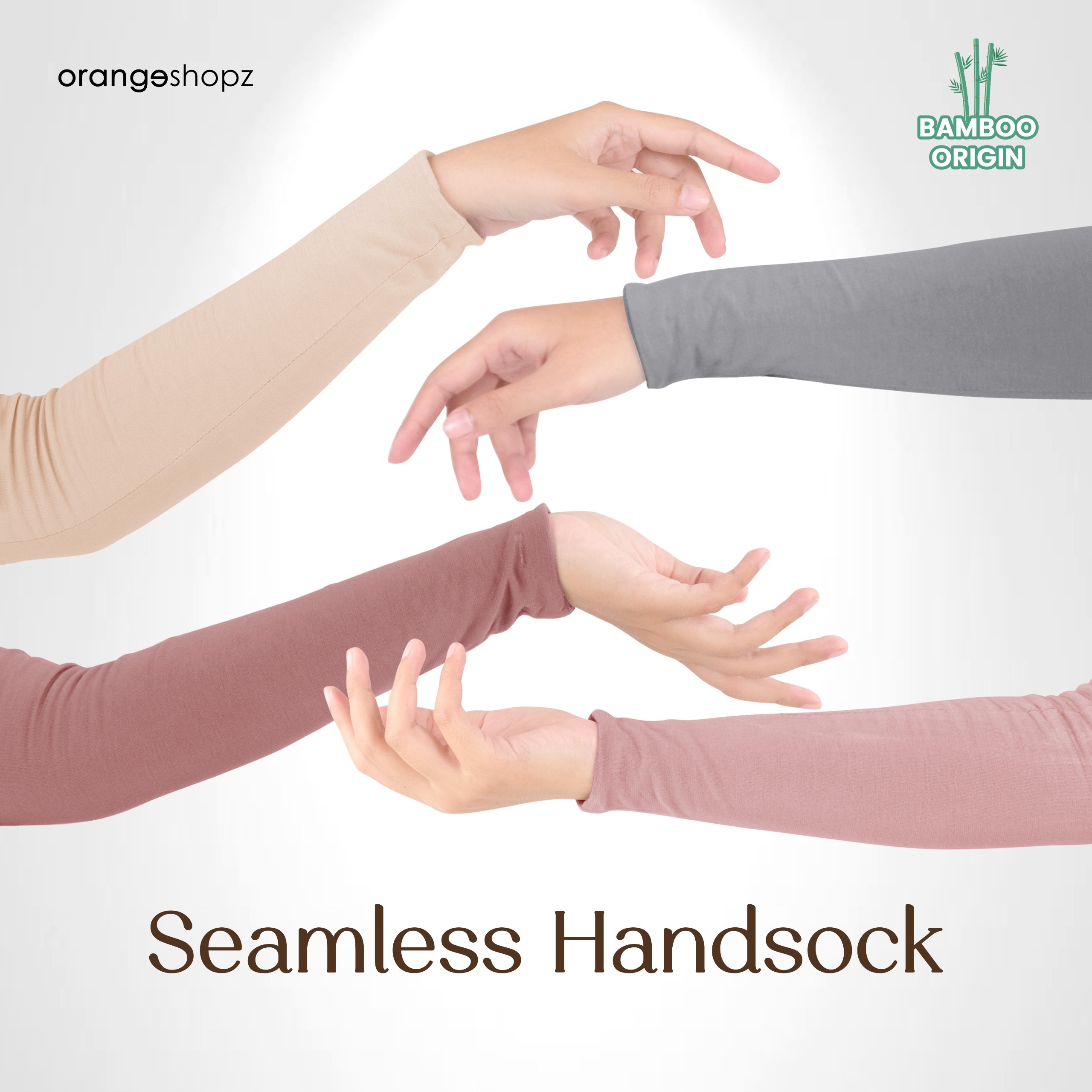 Seamless Handsock Premium / Handsock Manset Tangan Wanita Premium Basic Kaos Tangan Wanita Polos