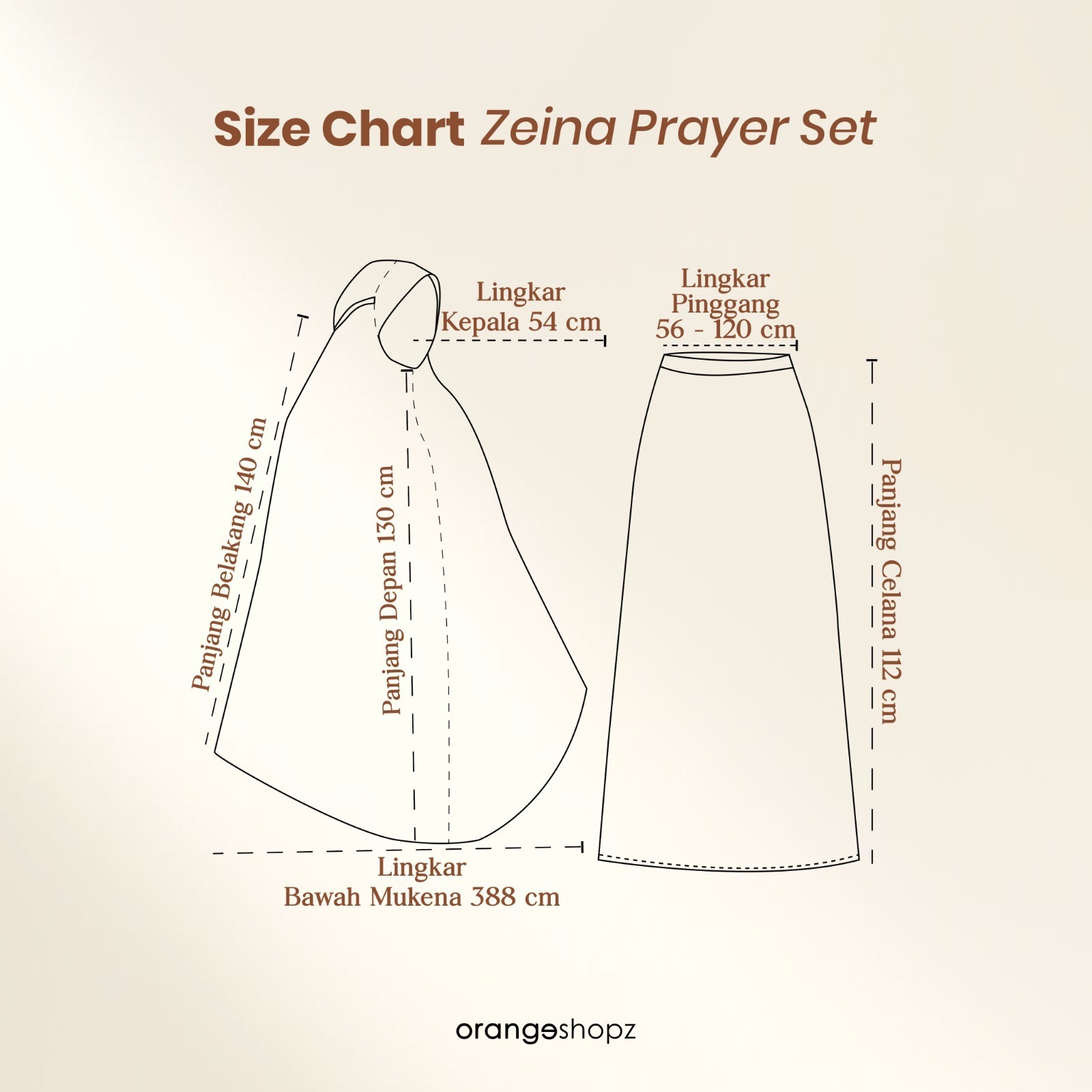Mukena Zeina Prayer Set Travelling