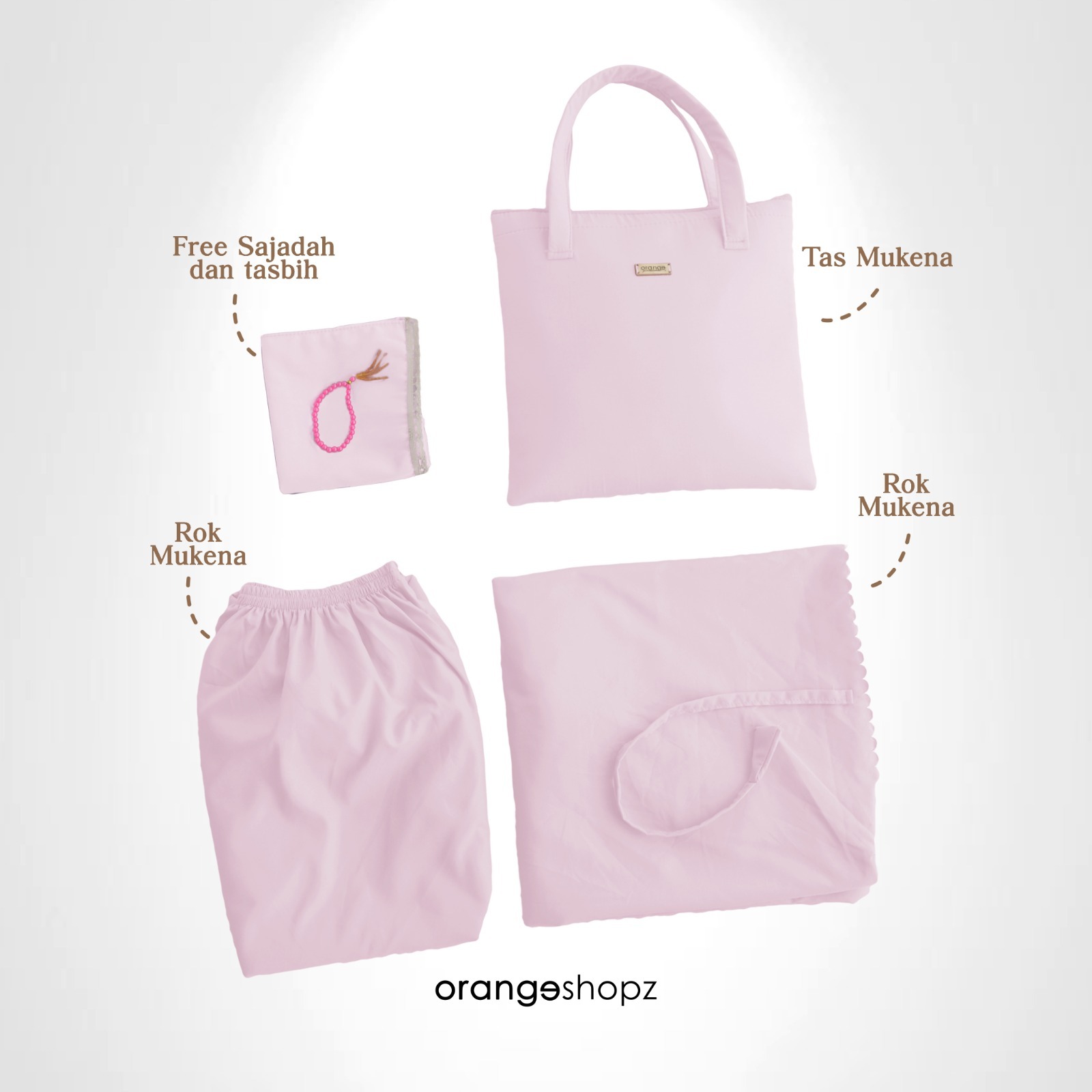 Mukena 2in1 Resleting Dewasa Remaja Anak Maryam Basic Prayer Set
