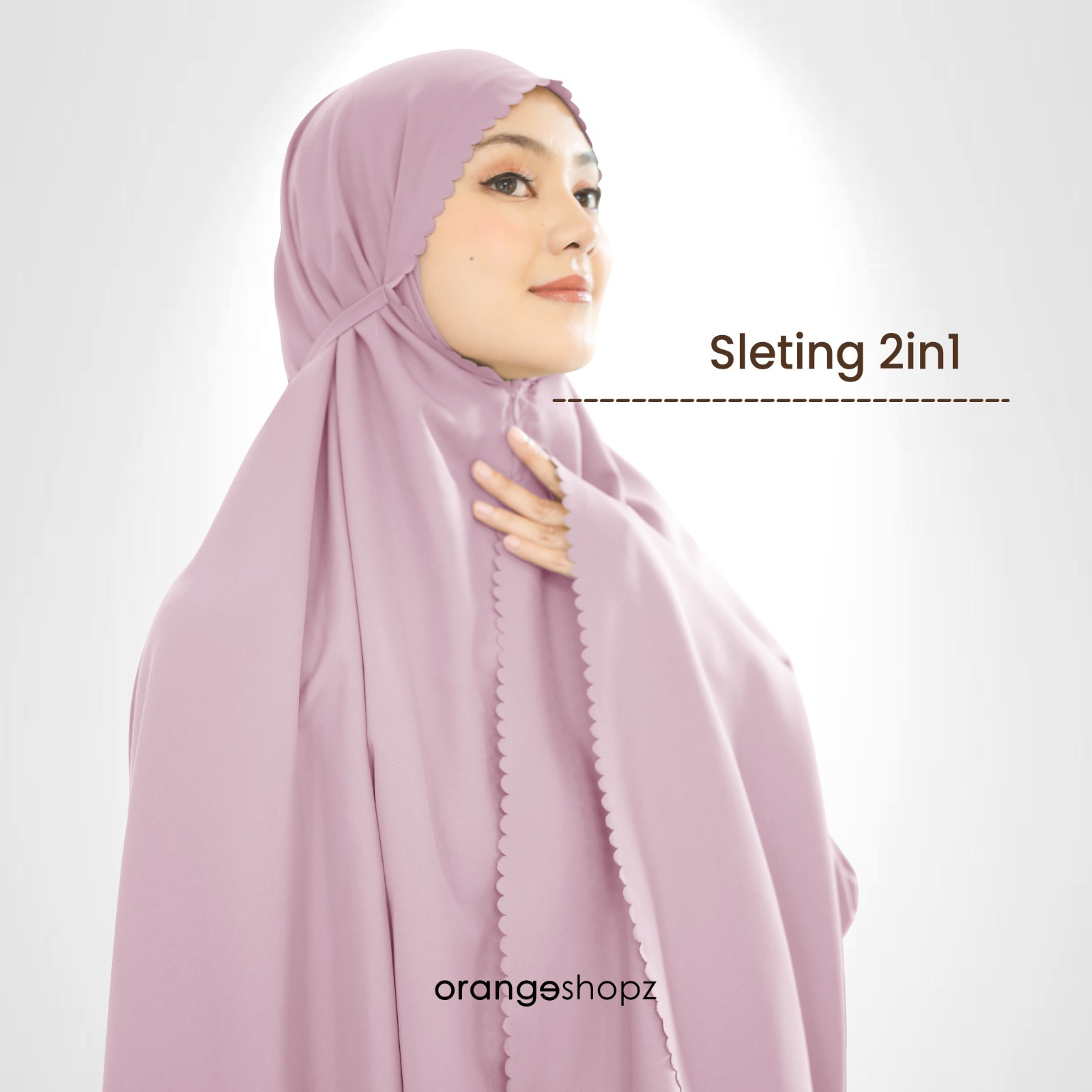 Mukena 2in1 Resleting Dewasa Remaja Anak Maryam Basic Prayer Set