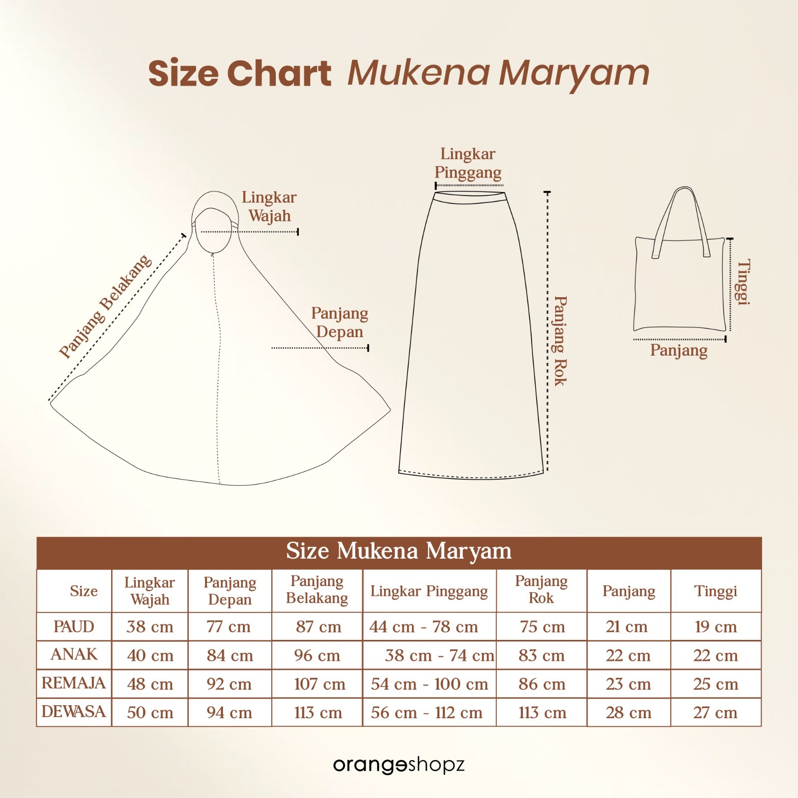 Mukena 2in1 Resleting Dewasa Remaja Anak Maryam Basic Prayer Set