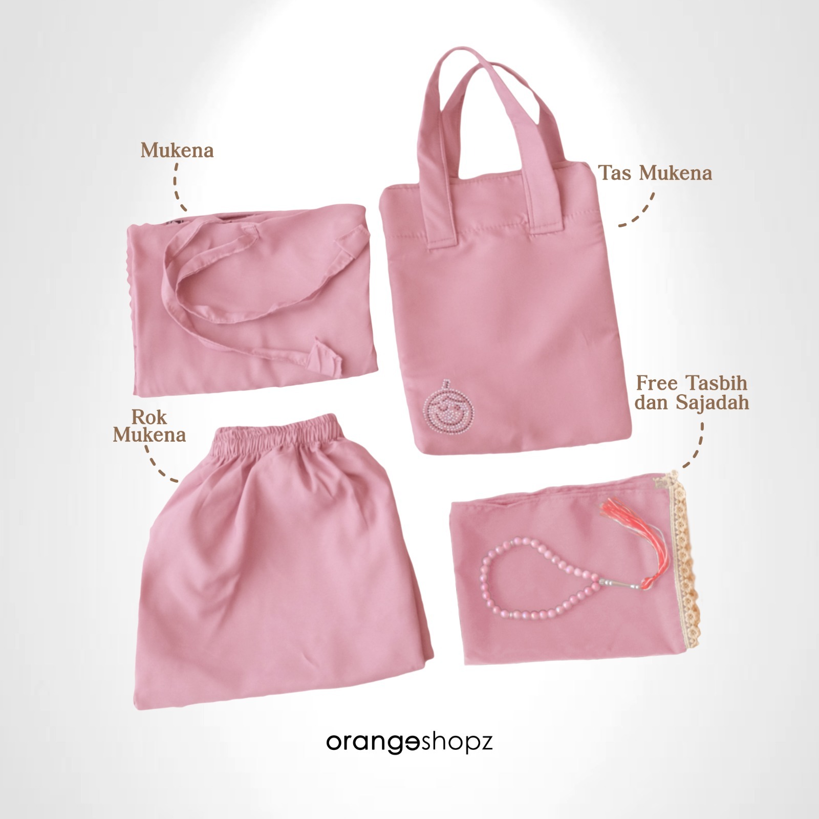 Mukena 2in1 Resleting Lasercut Couple Ibu Anak BUY 1 GET 2 Maryam Basic Prayer Set