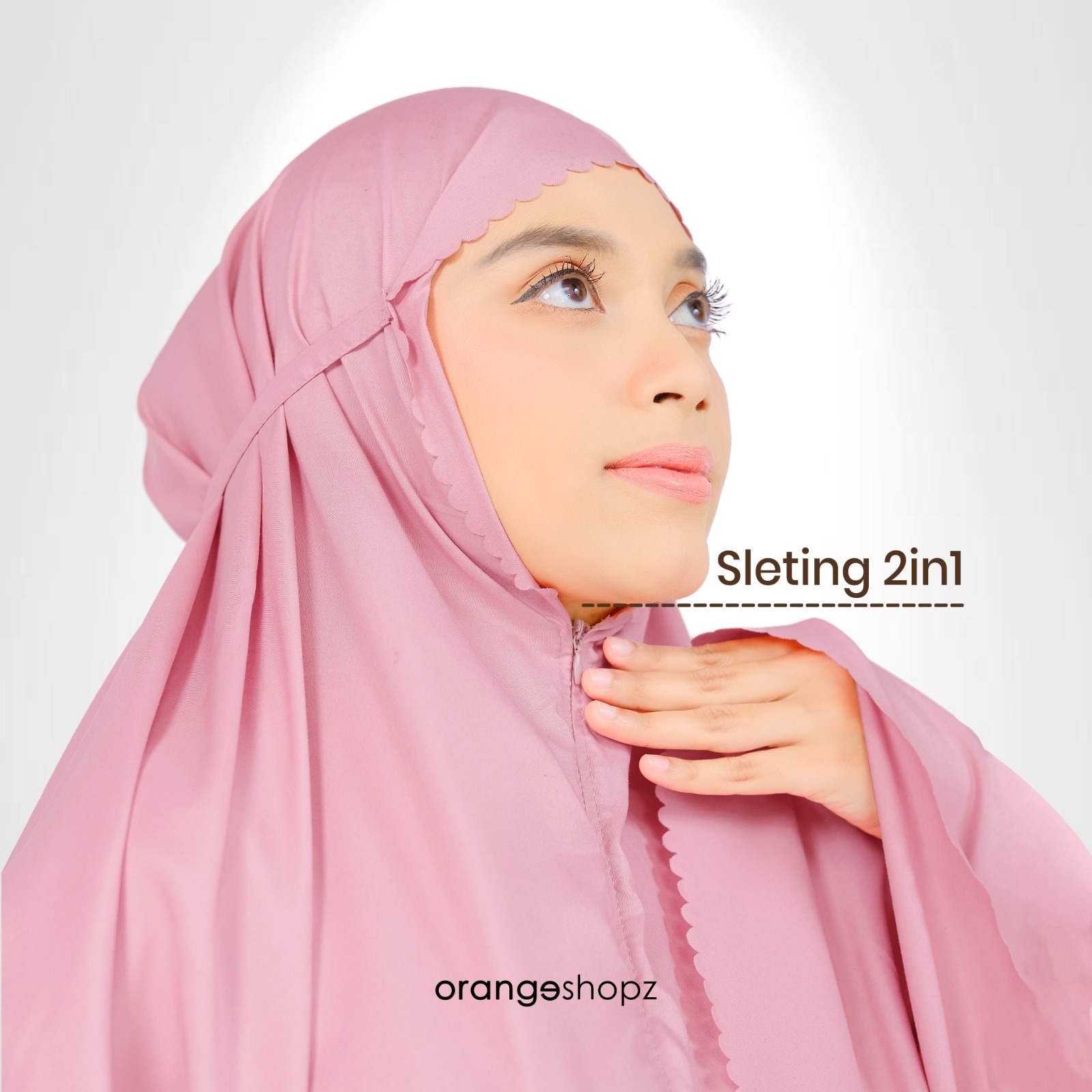 Mukena 2in1 Resleting Lasercut Couple Ibu Anak BUY 1 GET 2 Maryam Basic Prayer Set