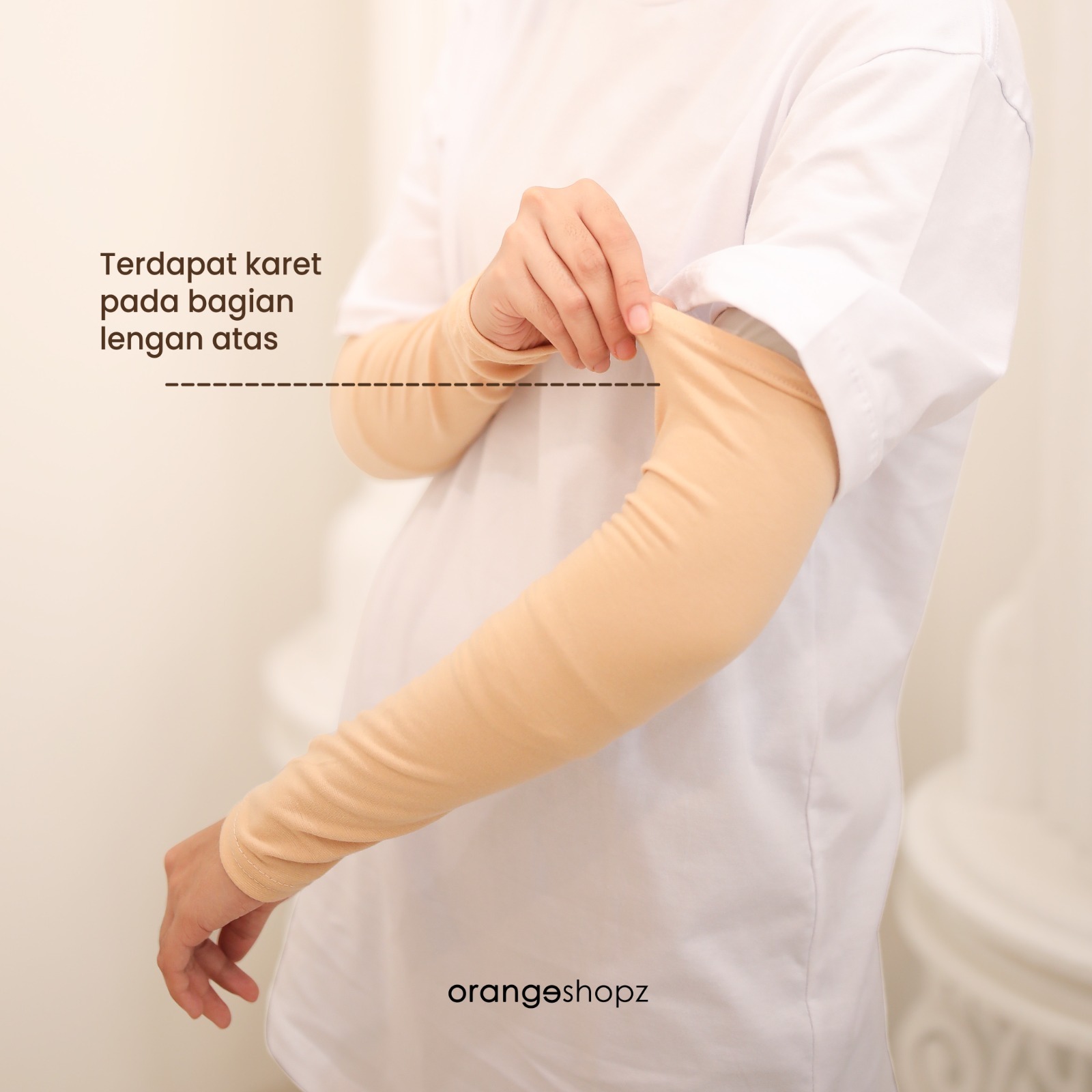 Manset Tangan Panjang Hanna Basic Daily Handsock Spandek Premium
