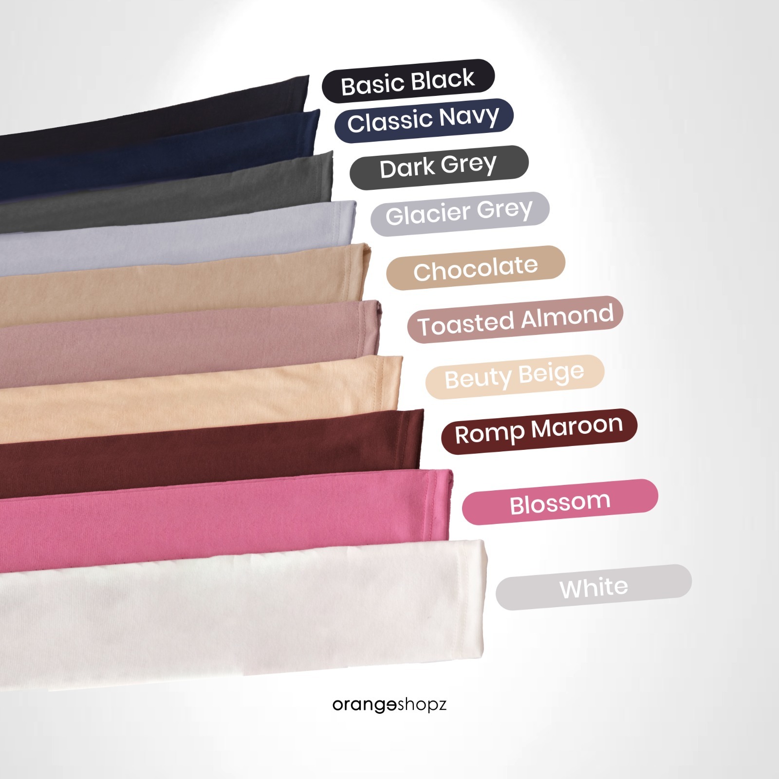 Manset Tangan Panjang Hanna Basic Daily Handsock Spandek Premium