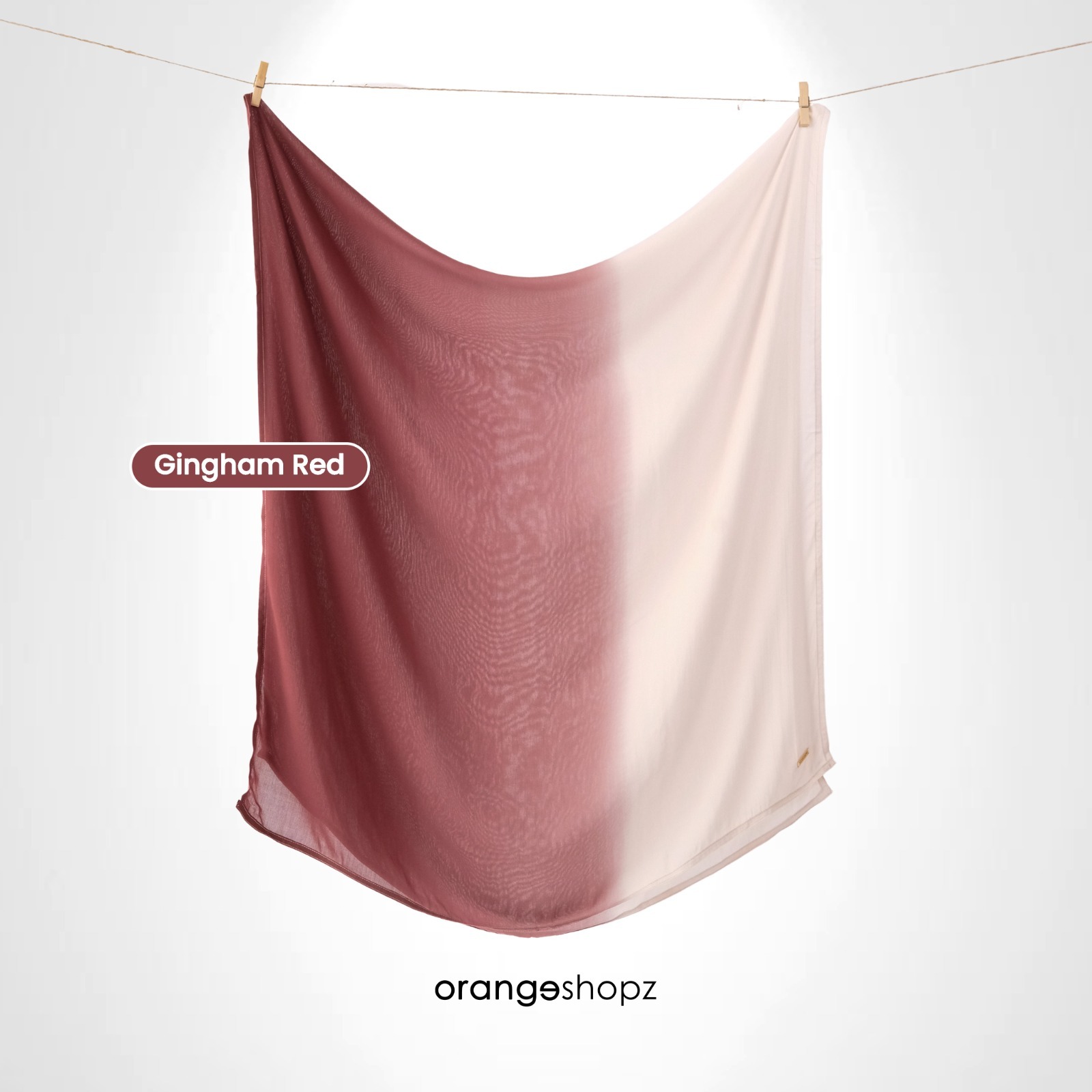 Pashmina Viscose Gradasi Two Tone Gradient Ombre Premium Shawl