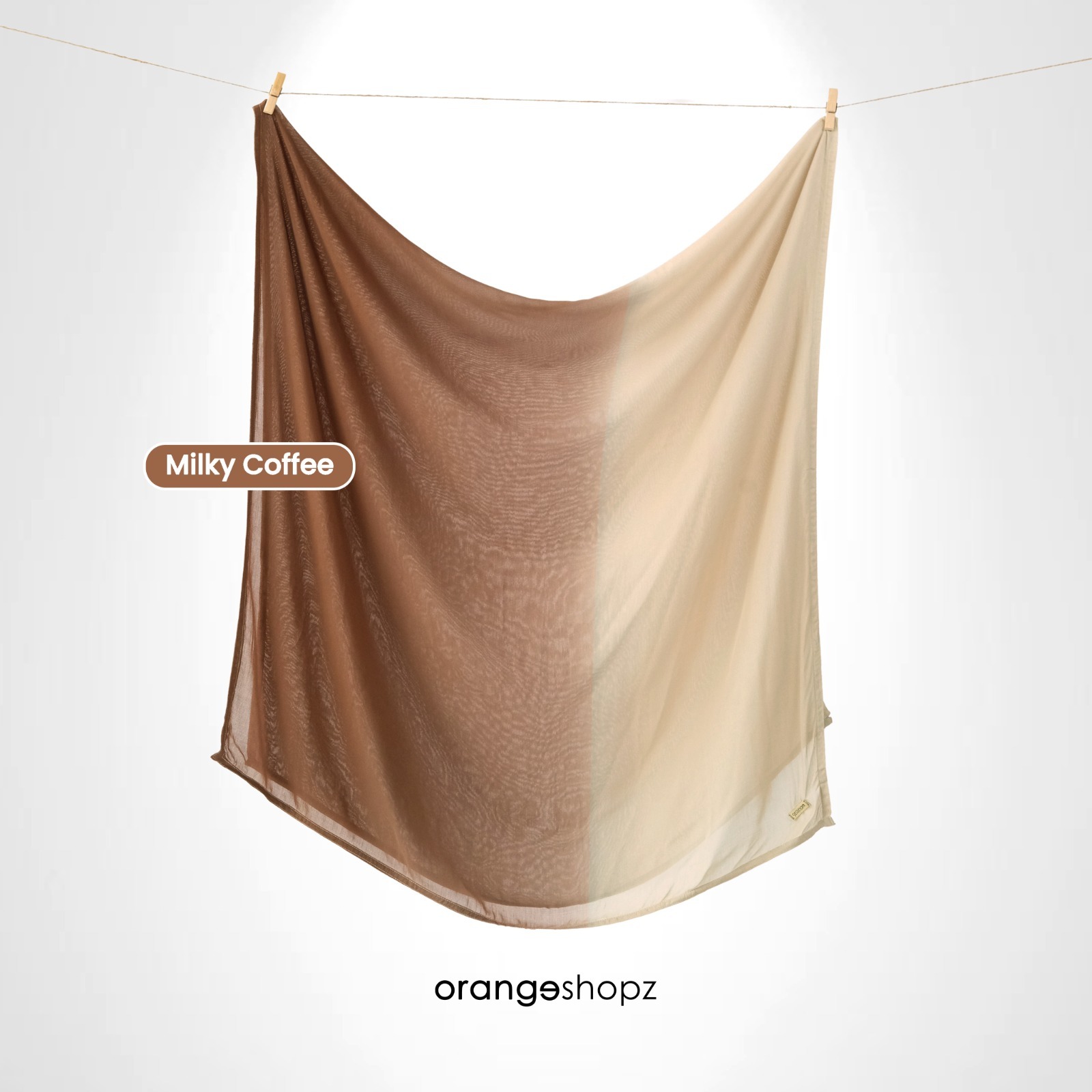 Pashmina Viscose Gradasi Two Tone Gradient Ombre Premium Shawl