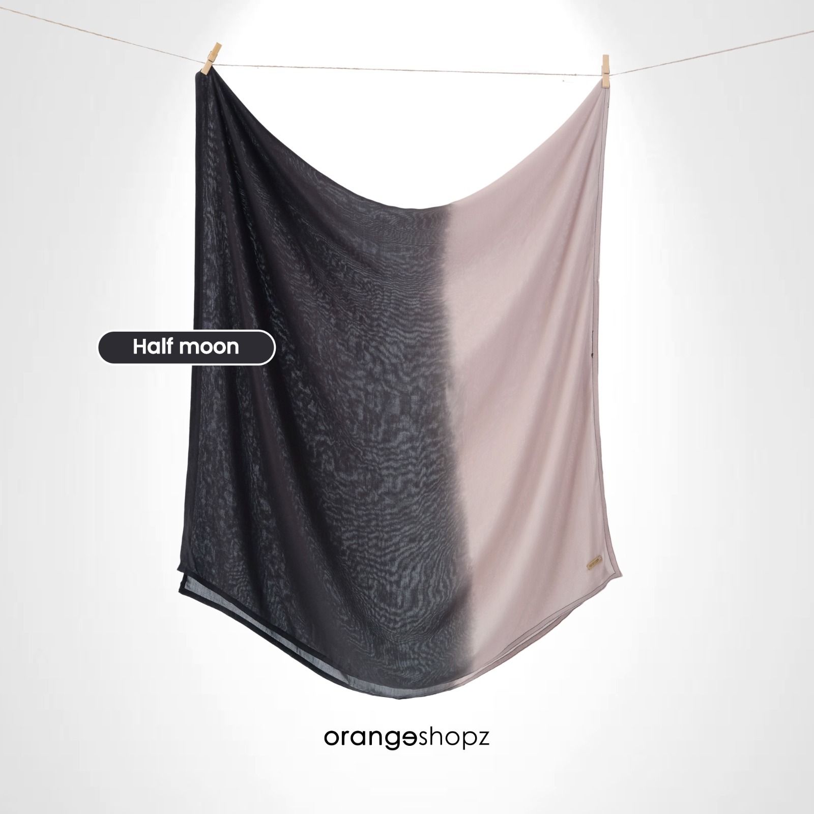 Pashmina Viscose Gradasi Two Tone Gradient Ombre Premium Shawl