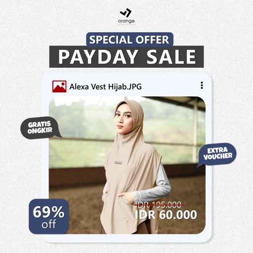 Image of Hijab Vest Rompi Olahraga Wanita Jersey Premium Alexa Sporty
