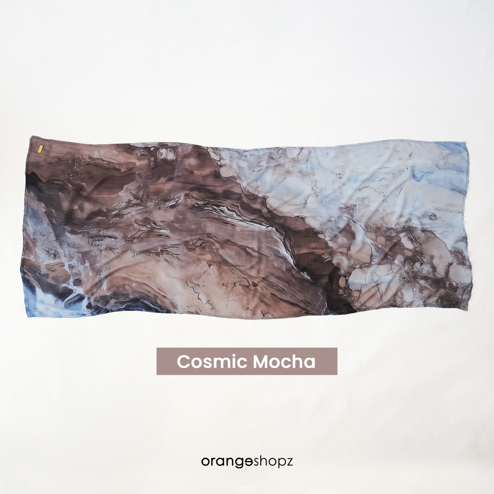 Orangeshopz - Pashmina Viscose Printed | Watercolor Pattern Printed Viscose Shawl