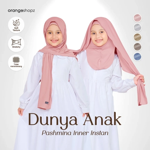 Hijab Pashmina Instan Anak Dunya Jersey Premium