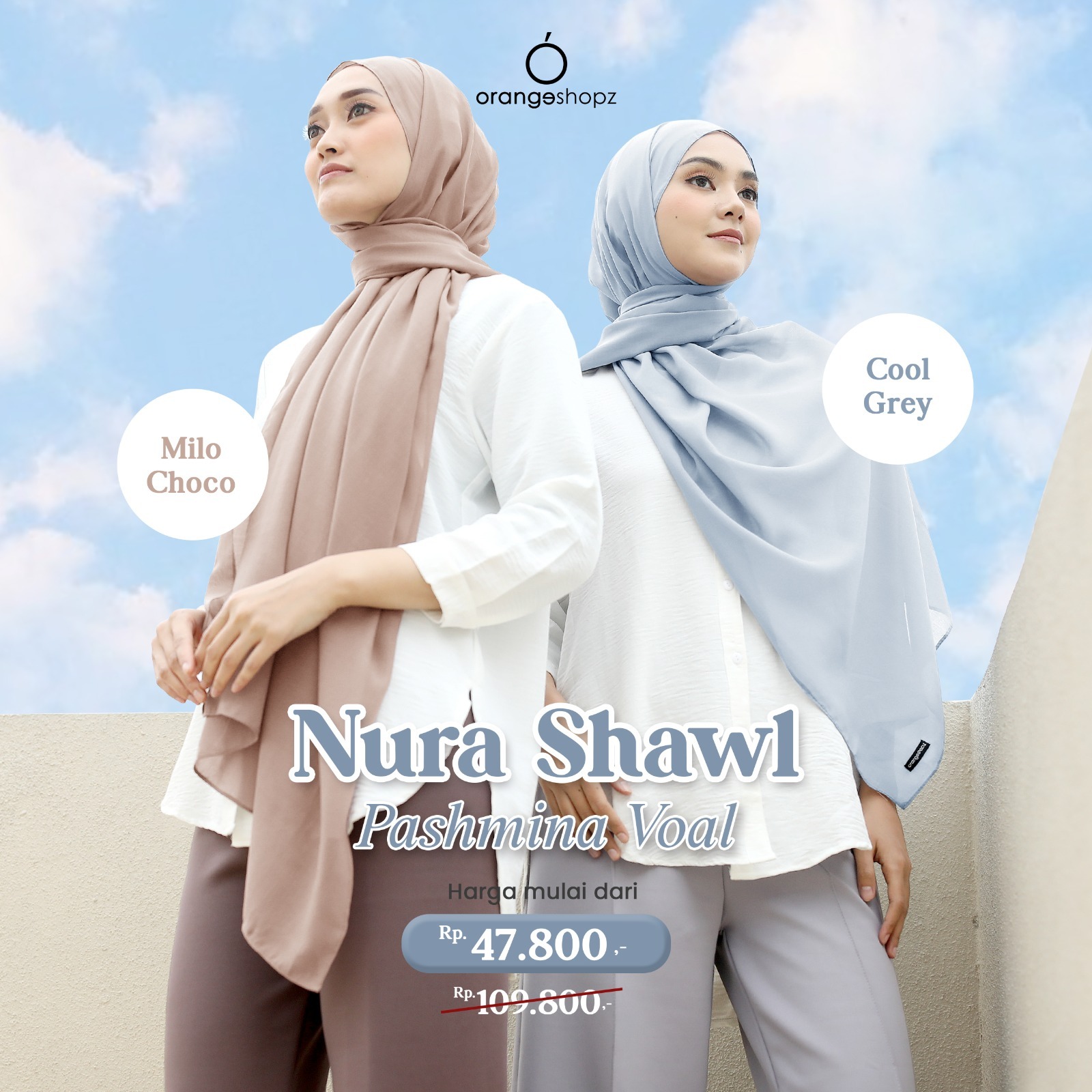 Pashmina Basic Nura Shawl