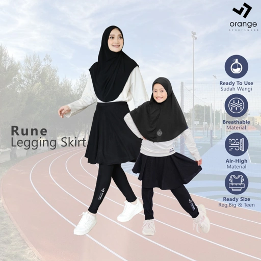 Image of Legging Rok Olahraga Wanita Rune Skirt