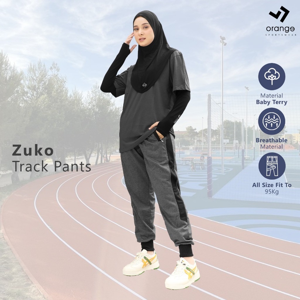 Celana Panjang Training Olahraga Unisex Jogger Zuko Track Pants